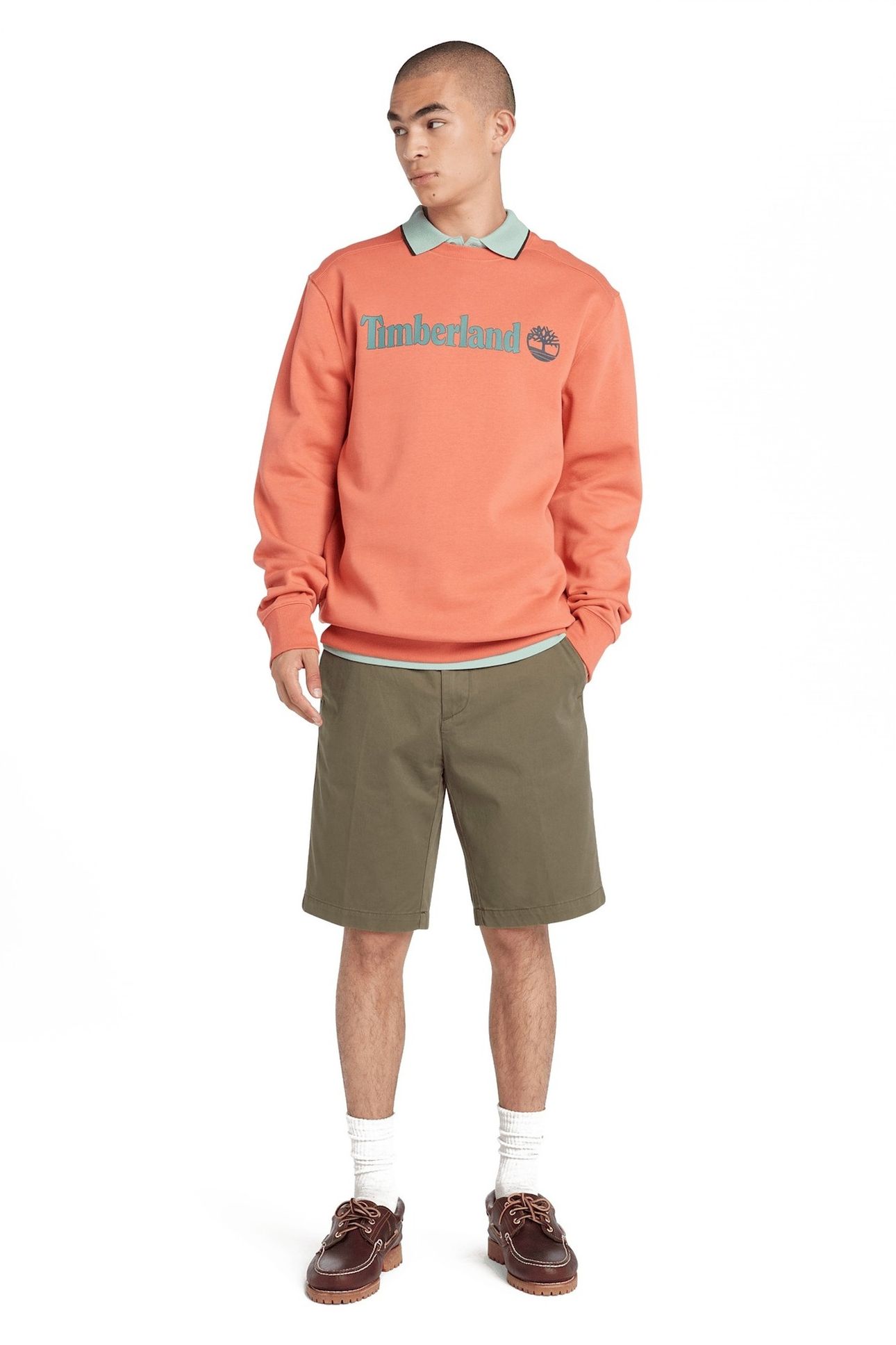 TWILL CHINO SHORT LEAF GREEN 1