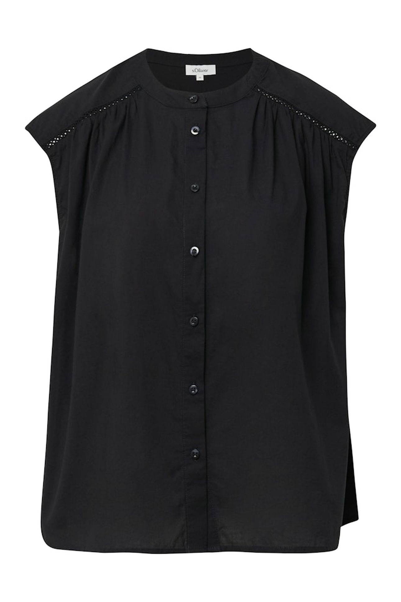 S.OLIVER BLOUSES BLACK 4