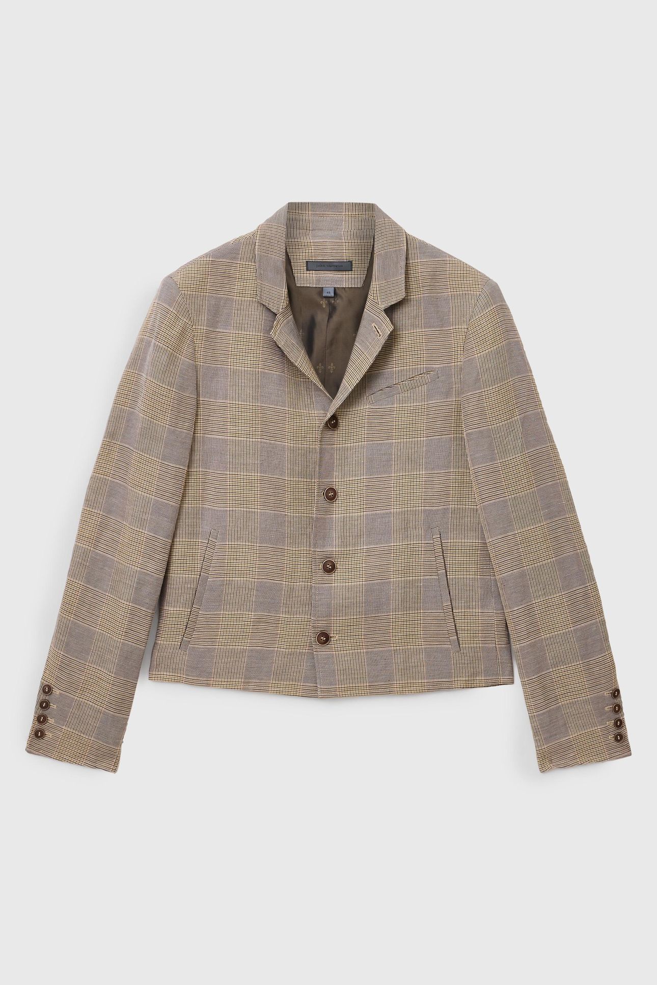 TORINO JACKET - SHORT JACKET WITH WELT C DARK TAN 2