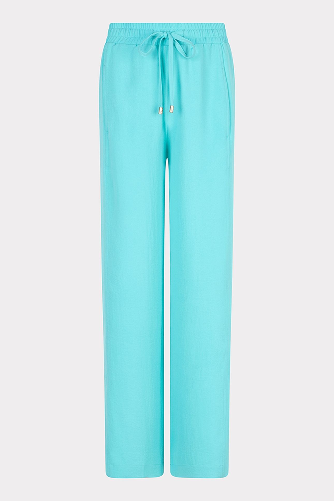 TROUSERS WIDE ELASTIC CRINKLE LAGOON 4