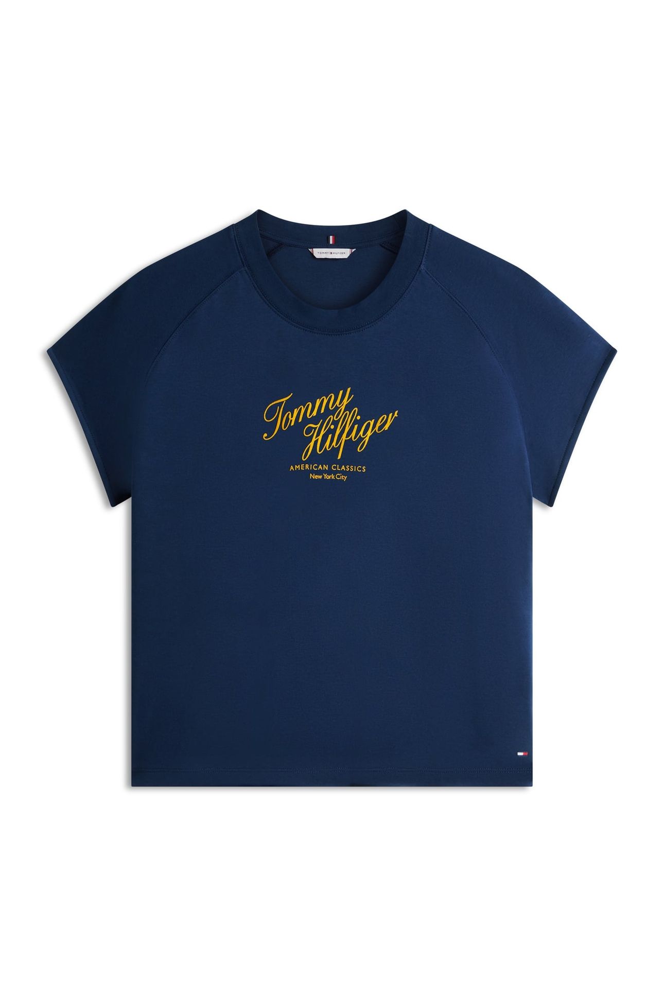 SEASONAL SCRIPT CAP T-SHIRT DARK NIGHT NAVY 4