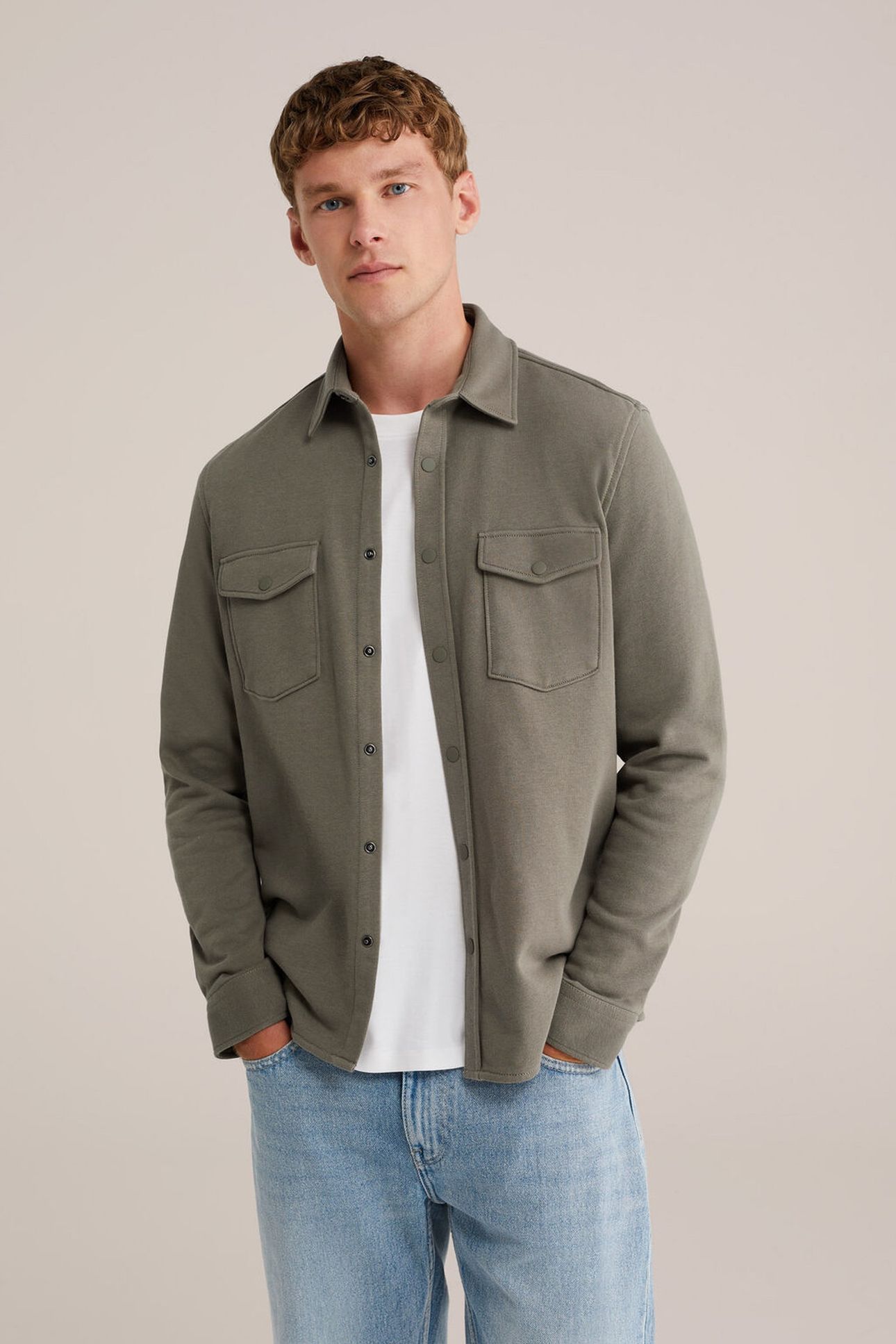 OVERSHIRT OLIVE GREEN 2