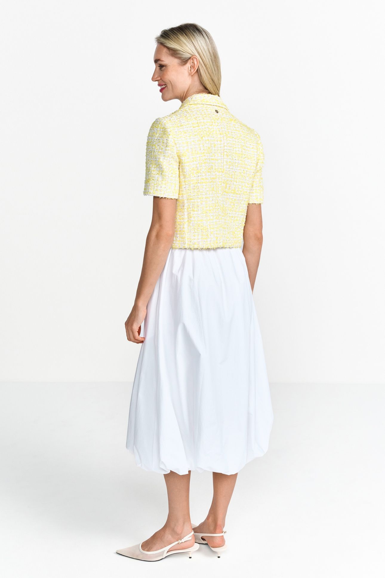 SHORT SLEEVED BOUCLE BLAZER SUMMER KISS 3