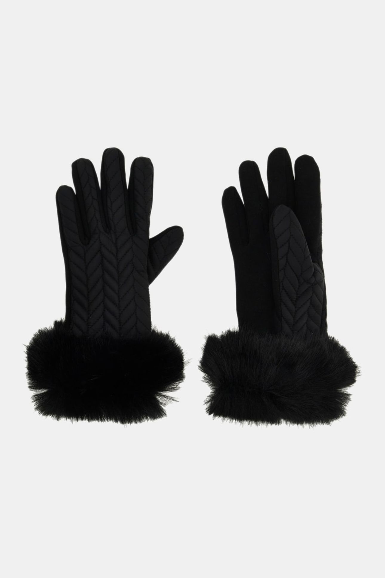 IRIEL STITCHED GLOVE JET BLACK A996 2