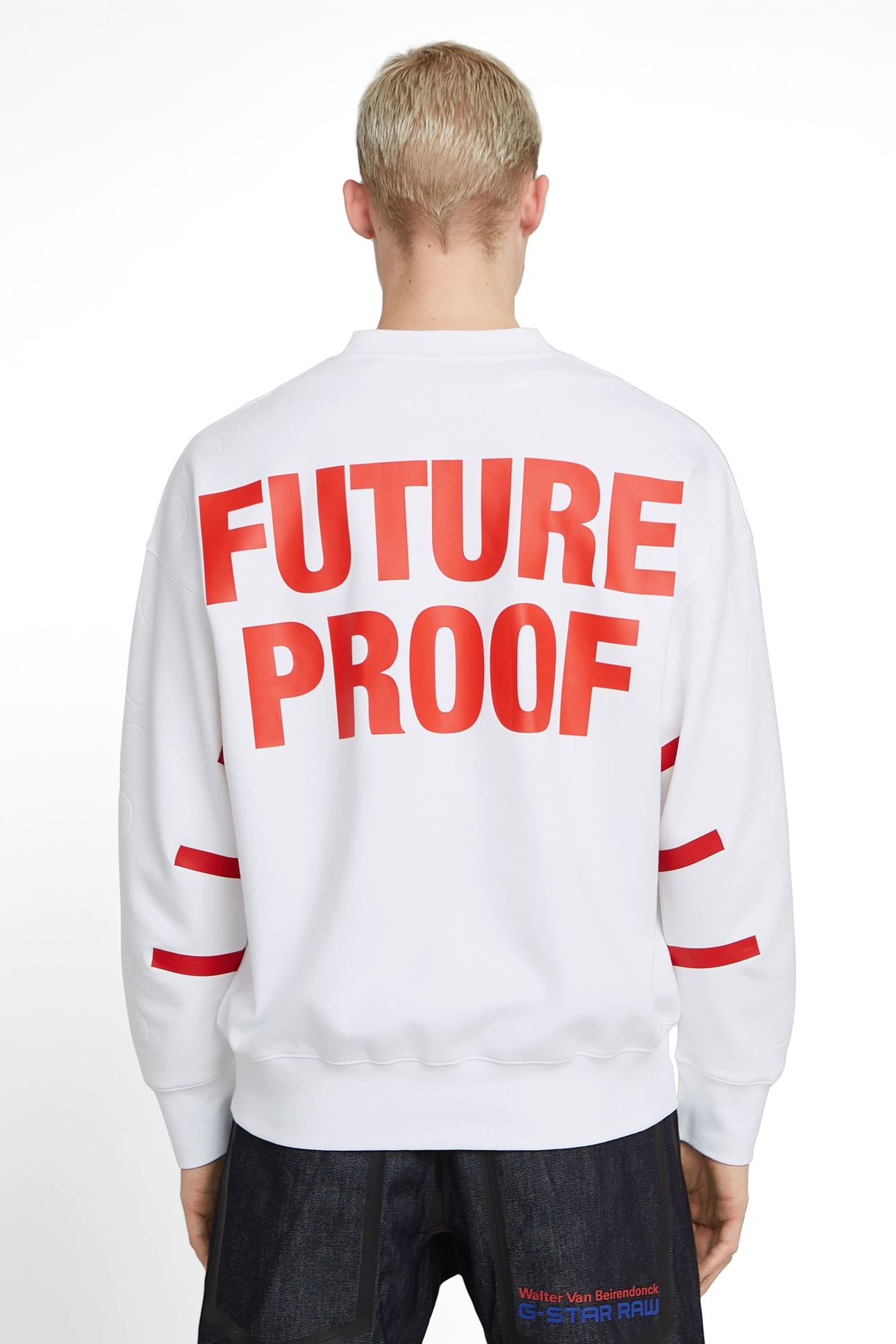 GSXWVB OVERSIZED SWEAT WHITE 3