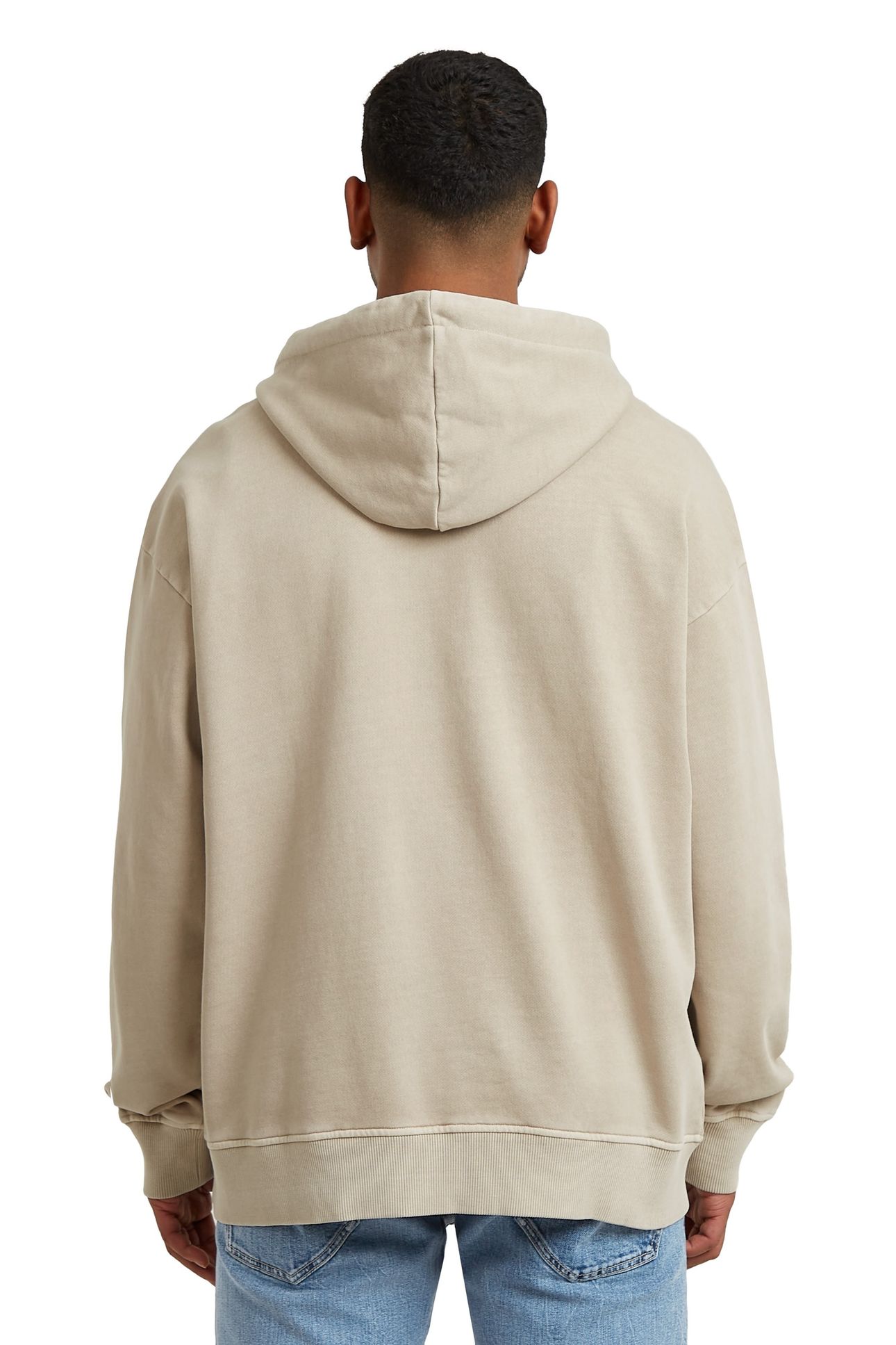 APPLIQUE RELAXED HOODIE BRICK 4