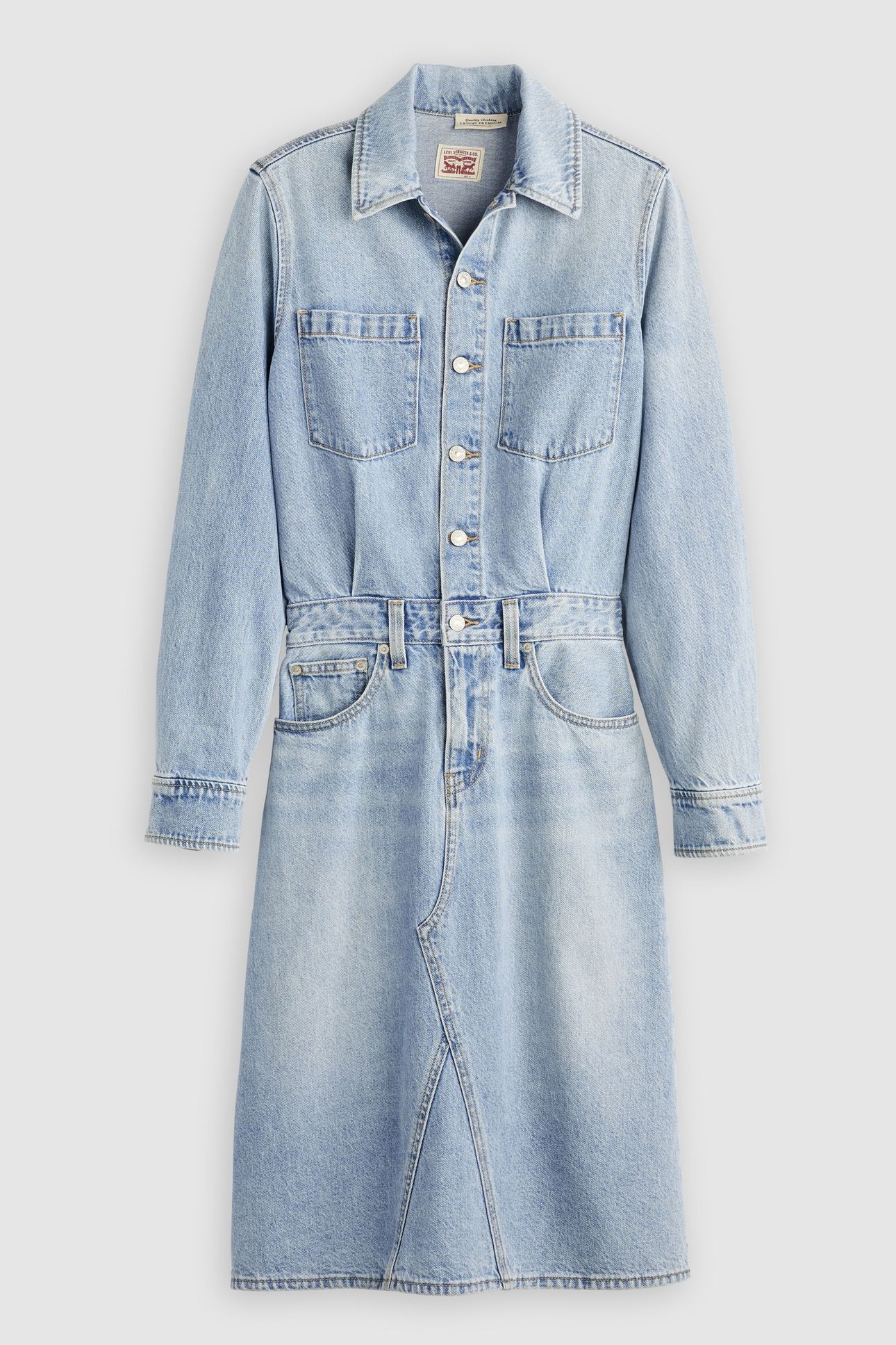 LONG SLEEVE A LINE WESTERN DRESS 4