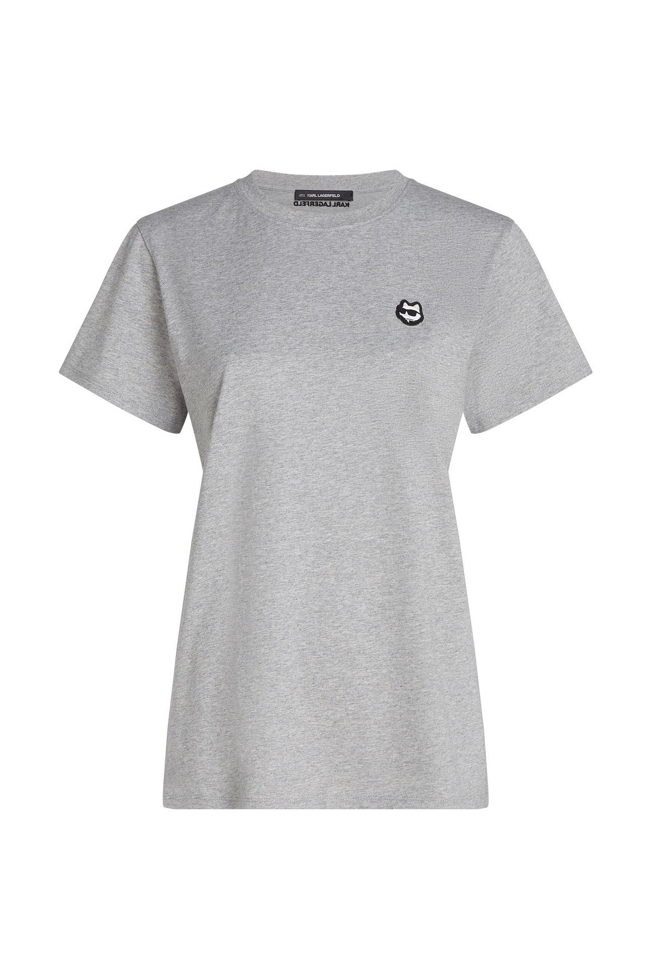 IKON PATCH T-SHIRT LIGHT GREY MELANGE 5