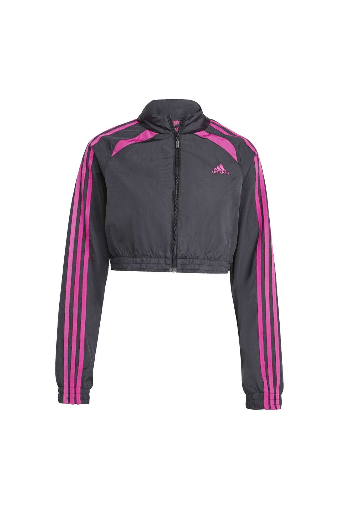 ORIGINALS TEAMGEIST ADICOLOR CROPPED TRACK TOP BLACK 5