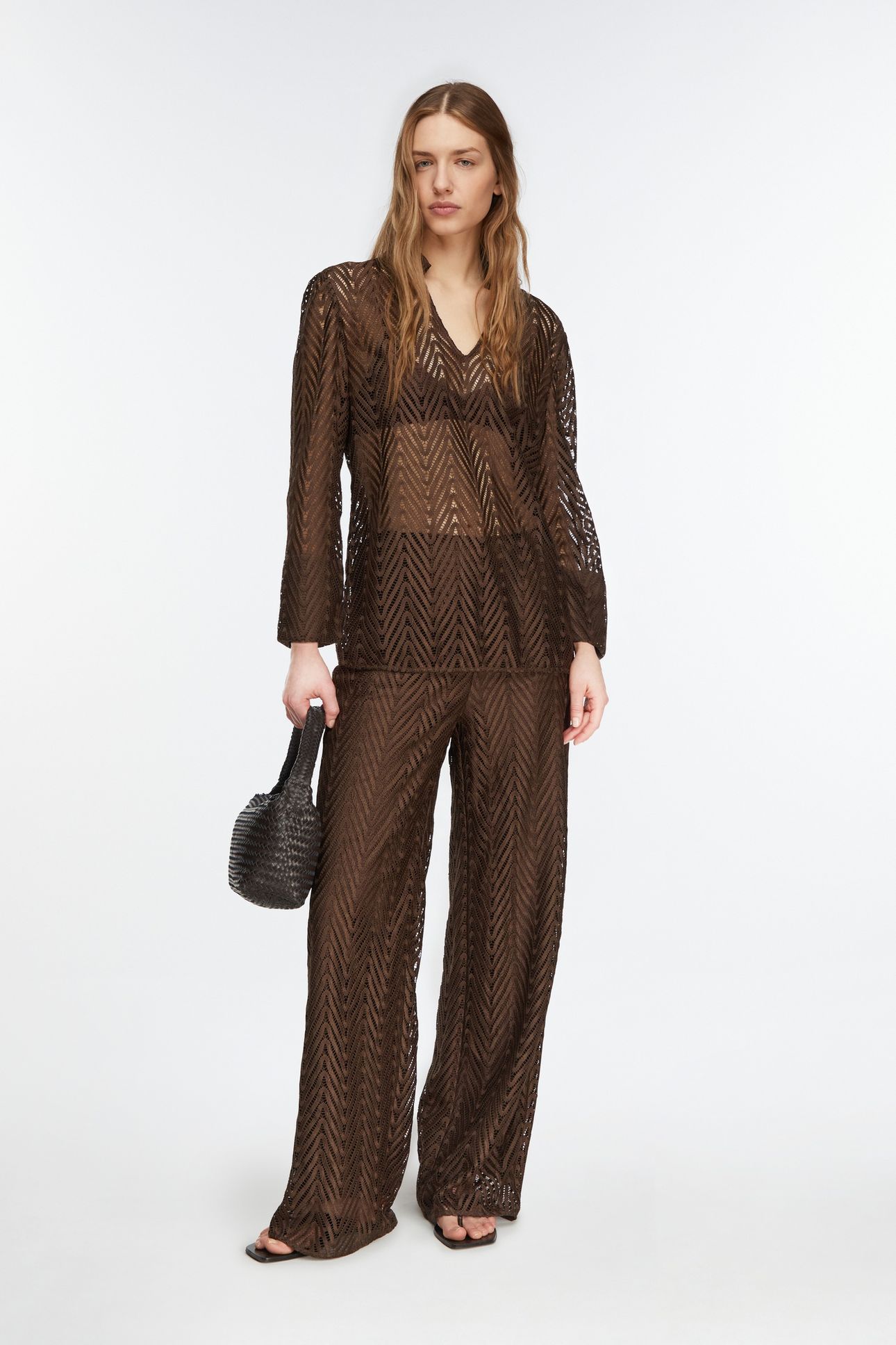 COMMA BLOUSES BROWN 3