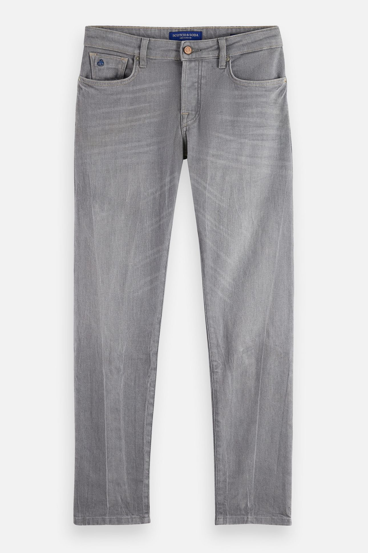 RALSTON REGULAR SLIM JEANS – GREY SANDS 1