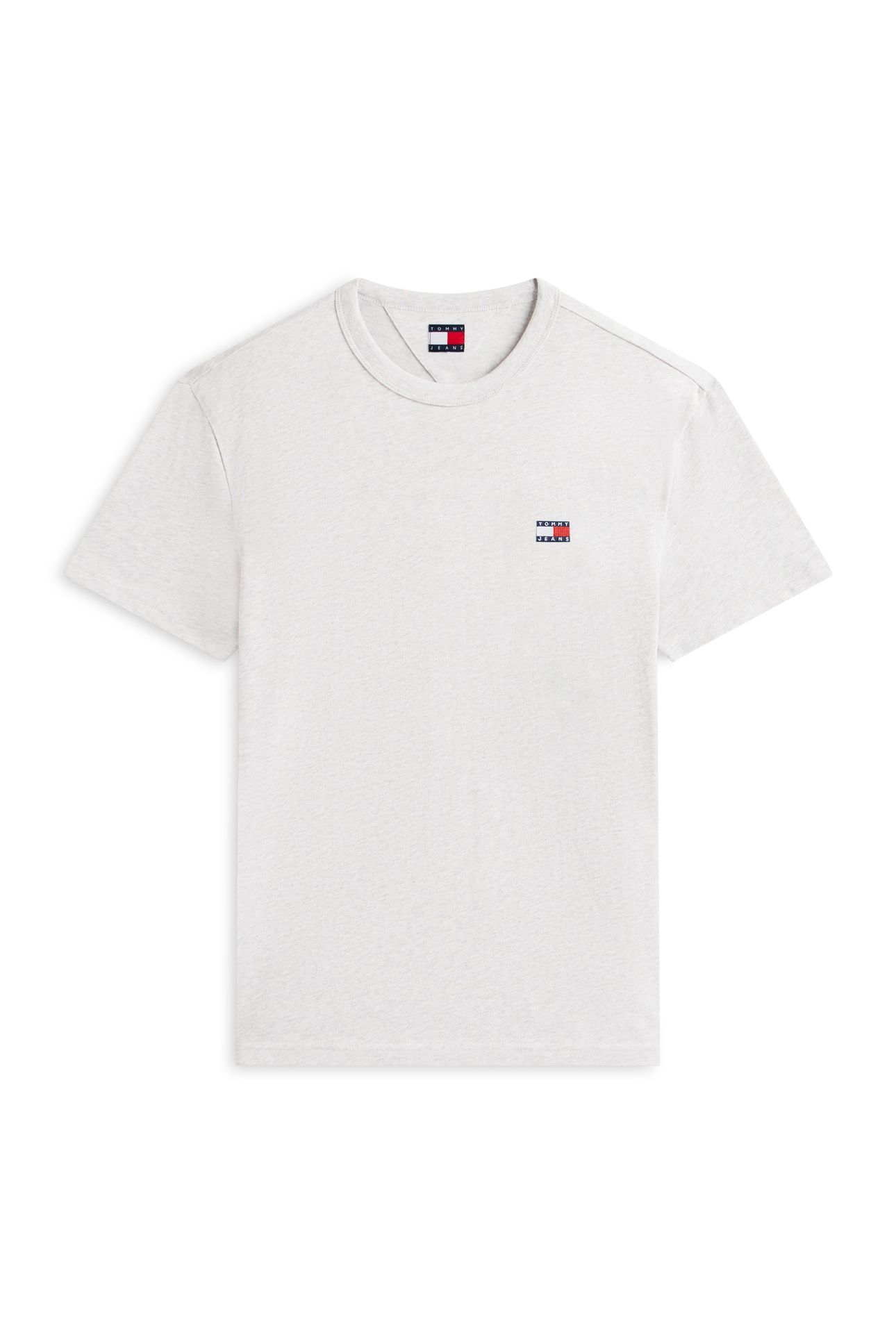 TJM REGULAR BADGE TEE ICE GREY HEATHER 4