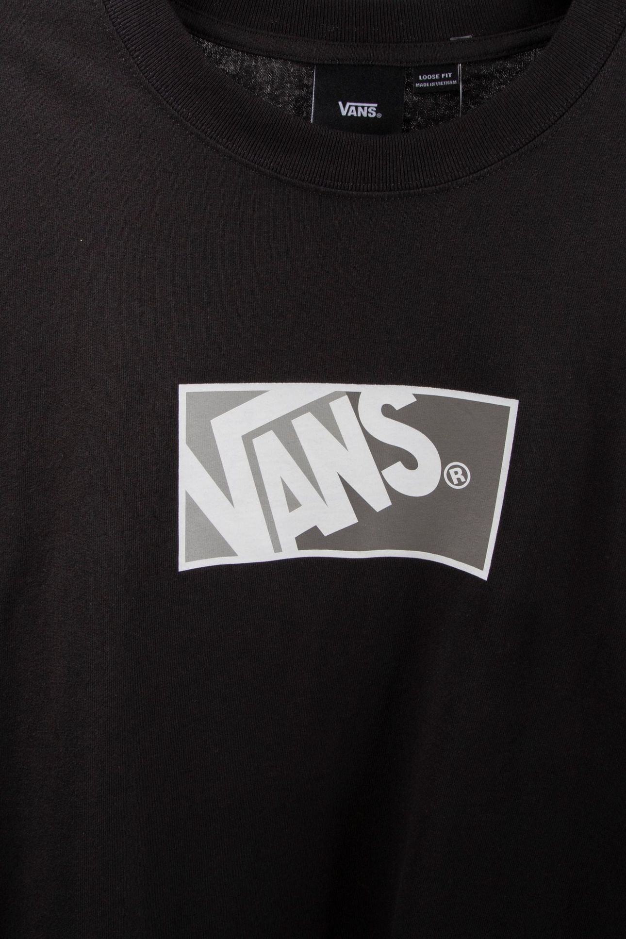 ORIGINAL STANDARDS BLOCKED BOX LS BLACK/DRIZZLE 4