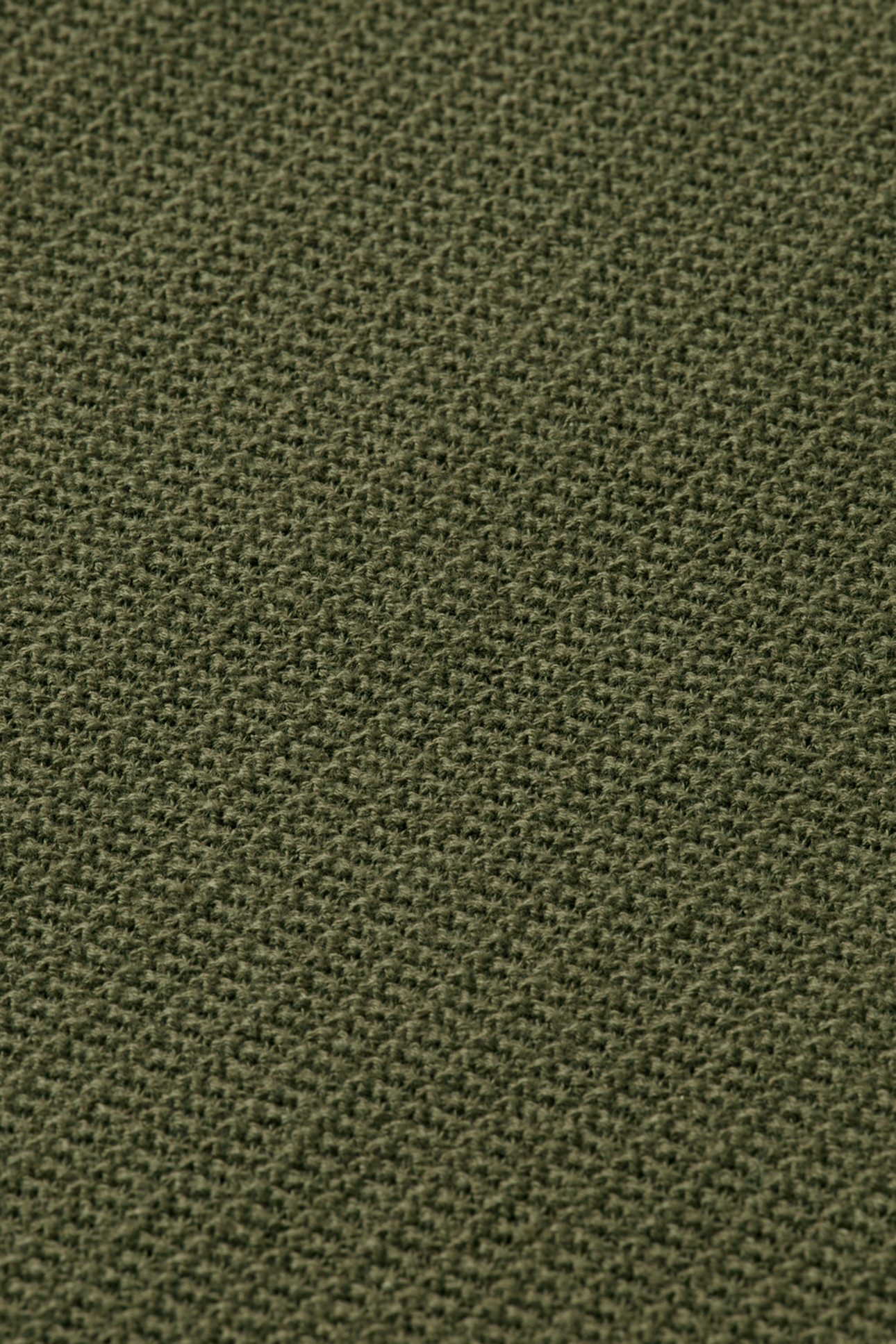 STRUCTURED KNITTED REGULAR-FIT POLO DARK GREEN 7