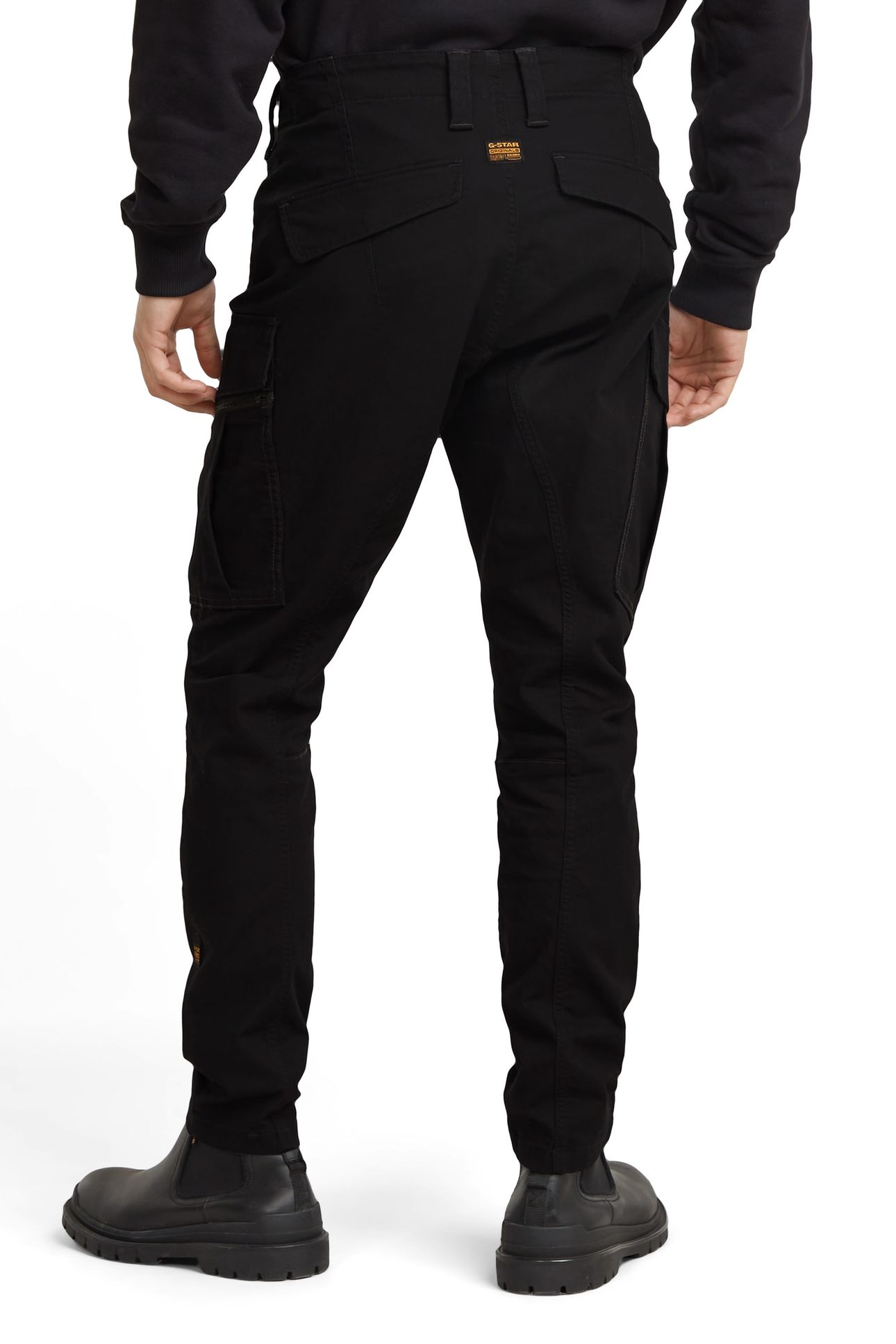 ZIP POCKET 3D SKINNY CARGO 2.0 BLACK 3