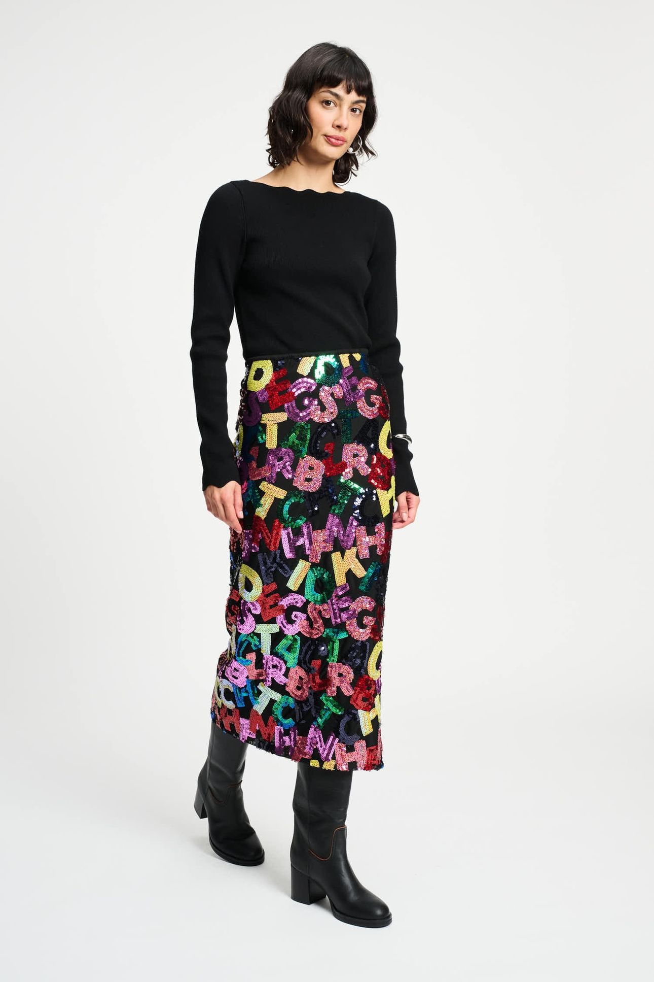 SKIRT - SPLASHING LETTERS 2