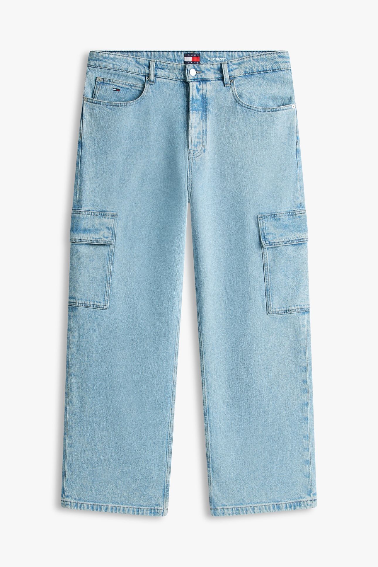 THEO BAGGY CARGO DENIM LIGHT 4