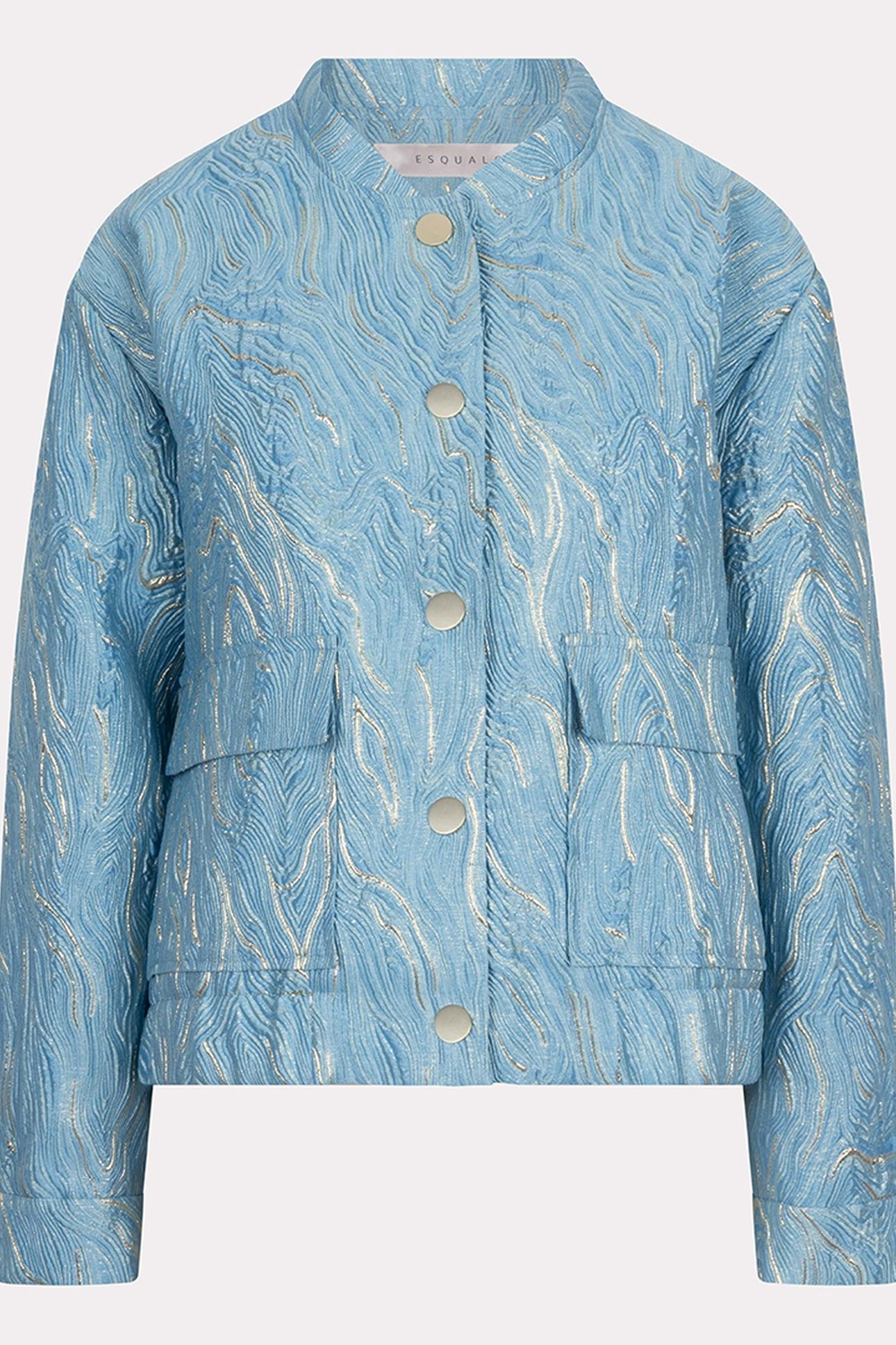 JACKET BOMBER JACQUARD BLUE 7