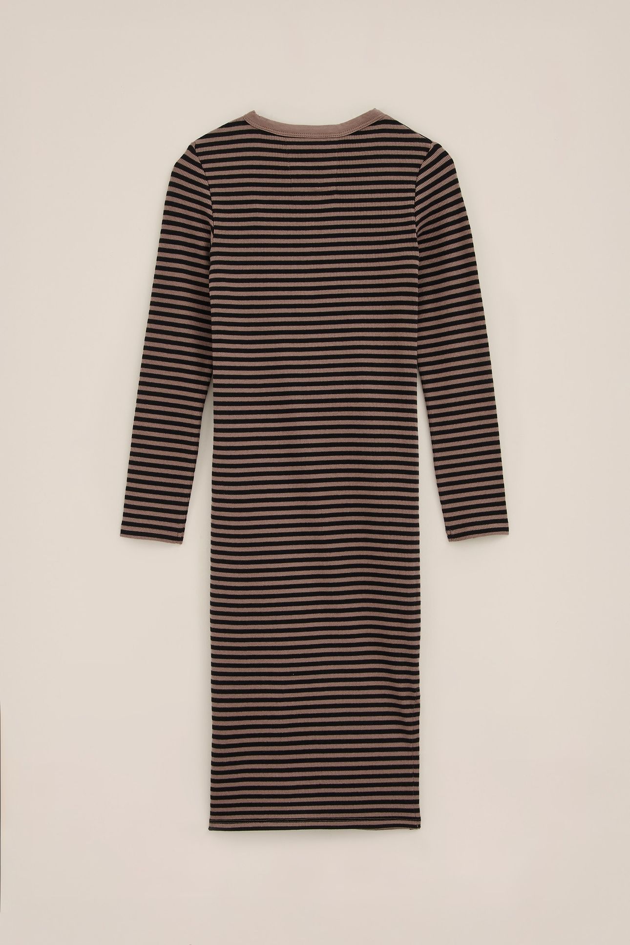 DRESS MAXI LENGTH BROWN 4