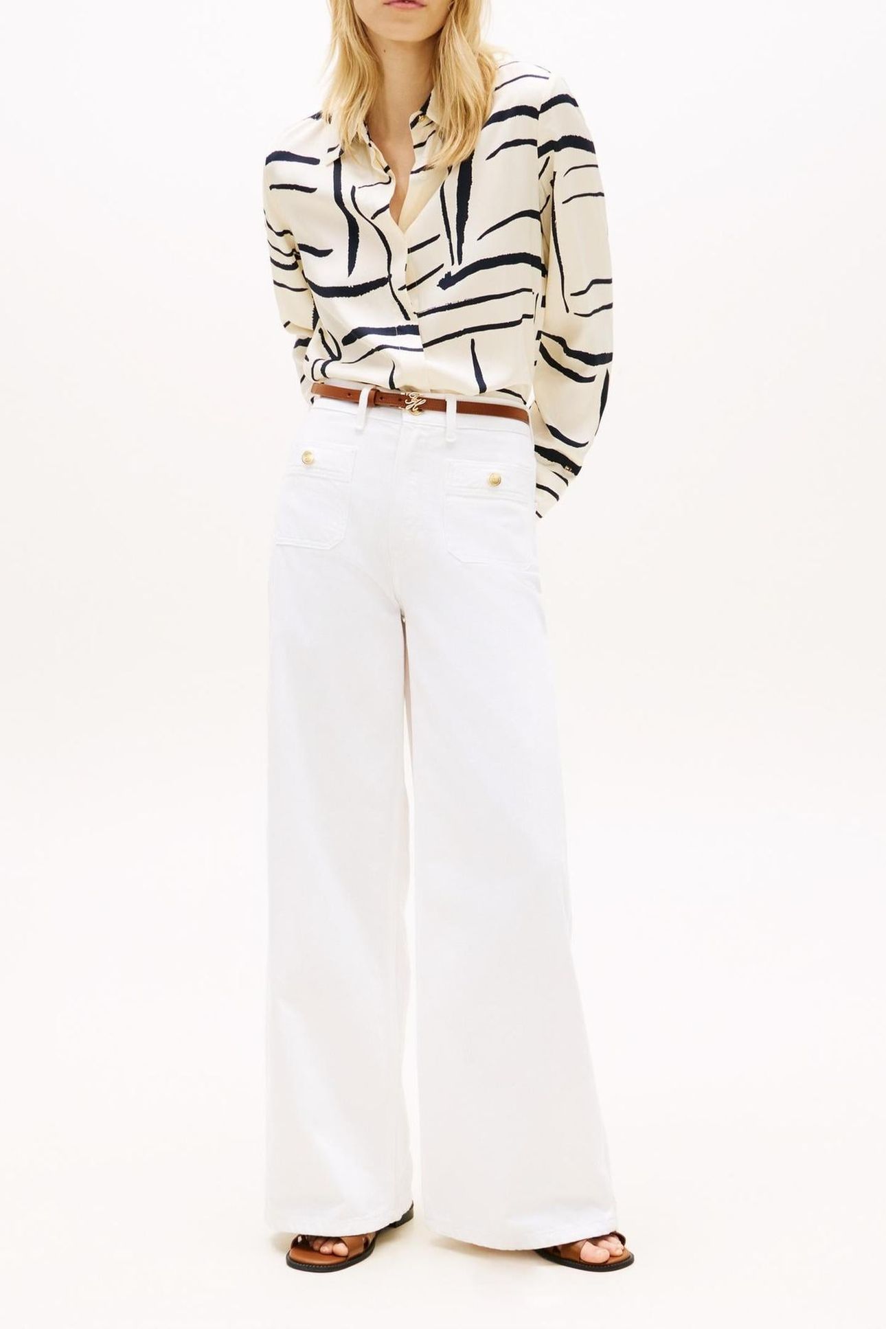 VIS TWILL BUTTON UP FLAG FEATHERS CALICO 1