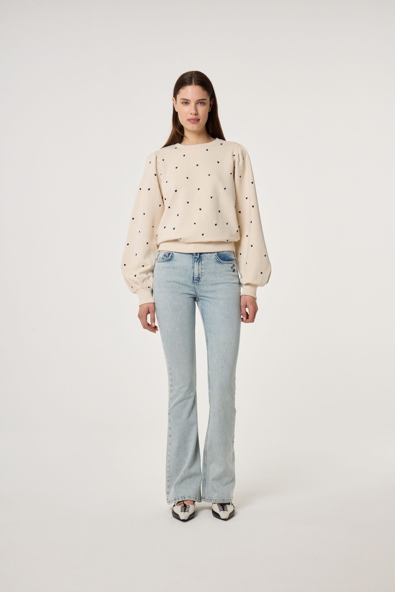 DINA SWEATER OATMEAL MELANGE 2