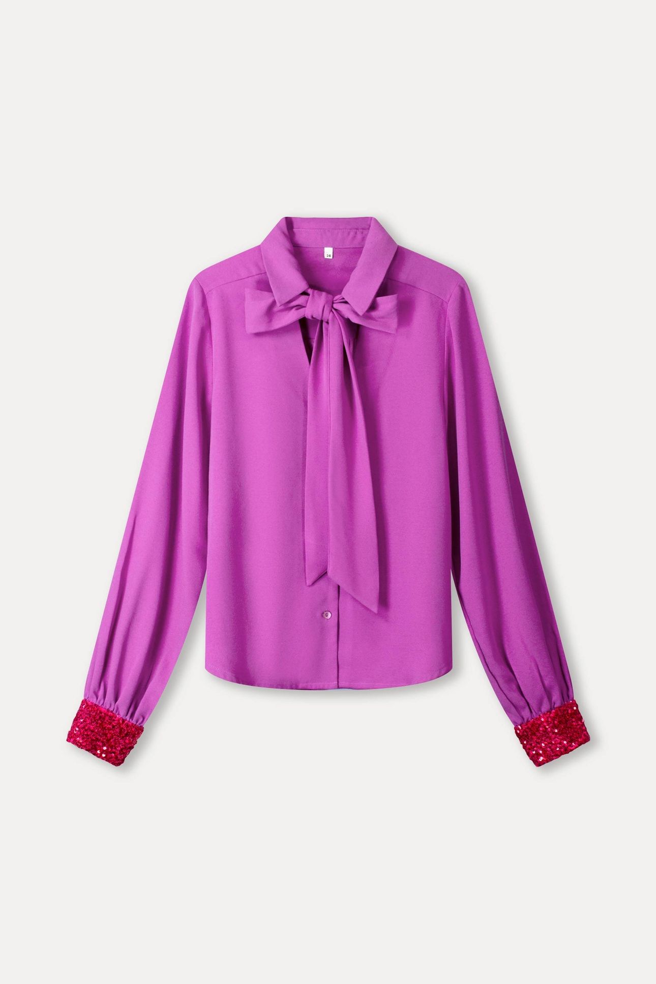 BLOUSE - BOW FROSTING PINK 6