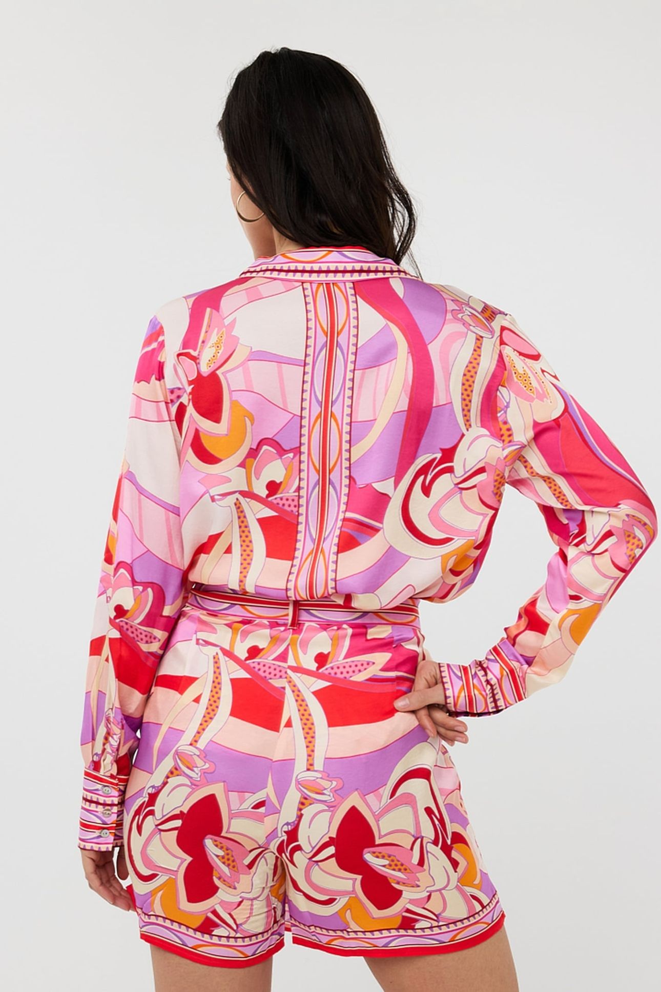 BLOUSE WIDE DISCO HIT PRINT 3