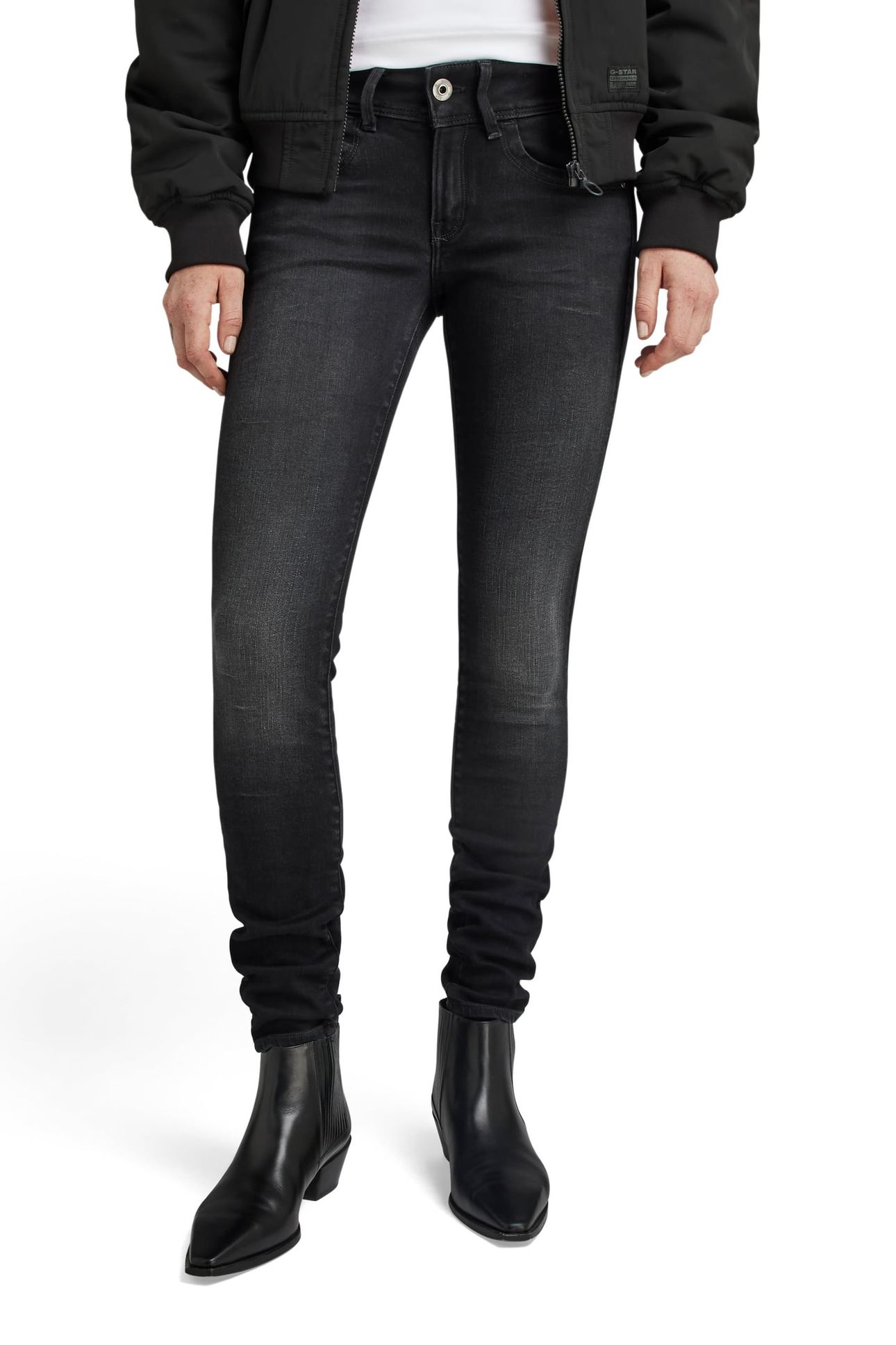 LYNN MID SKINNY FADED BLACK MAGNET 1