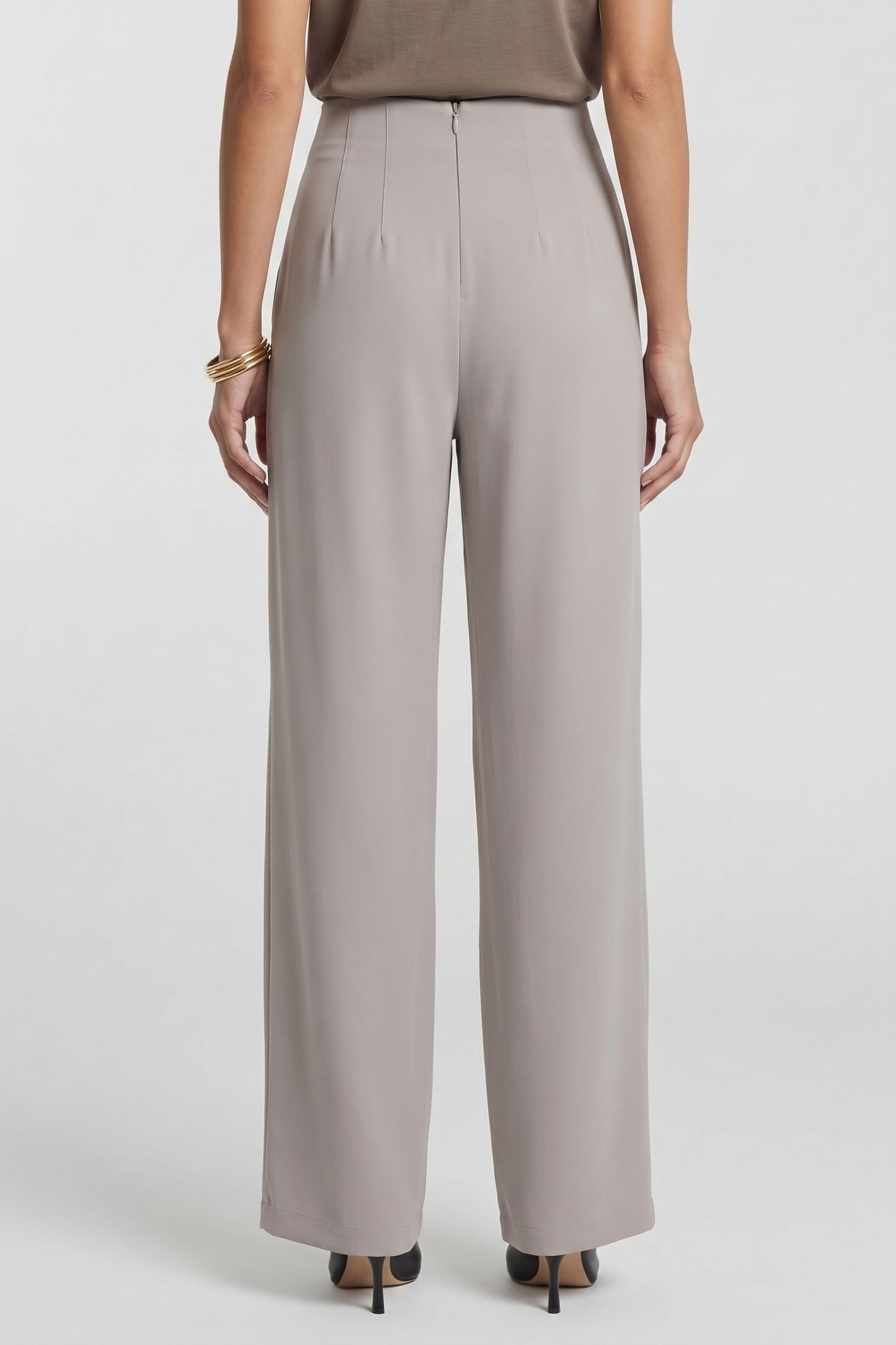 WIDE LEG TROUSERS GREY 4