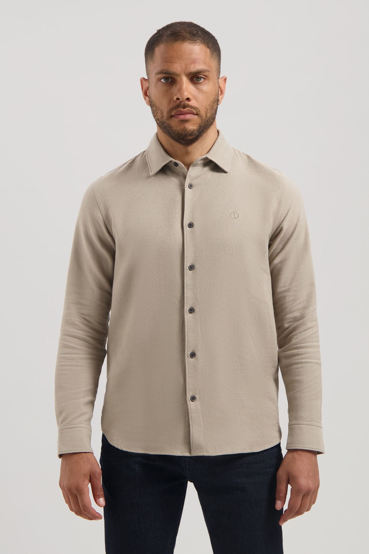 DS_ALVIN SHIRT VINTAGE KHAKI 1