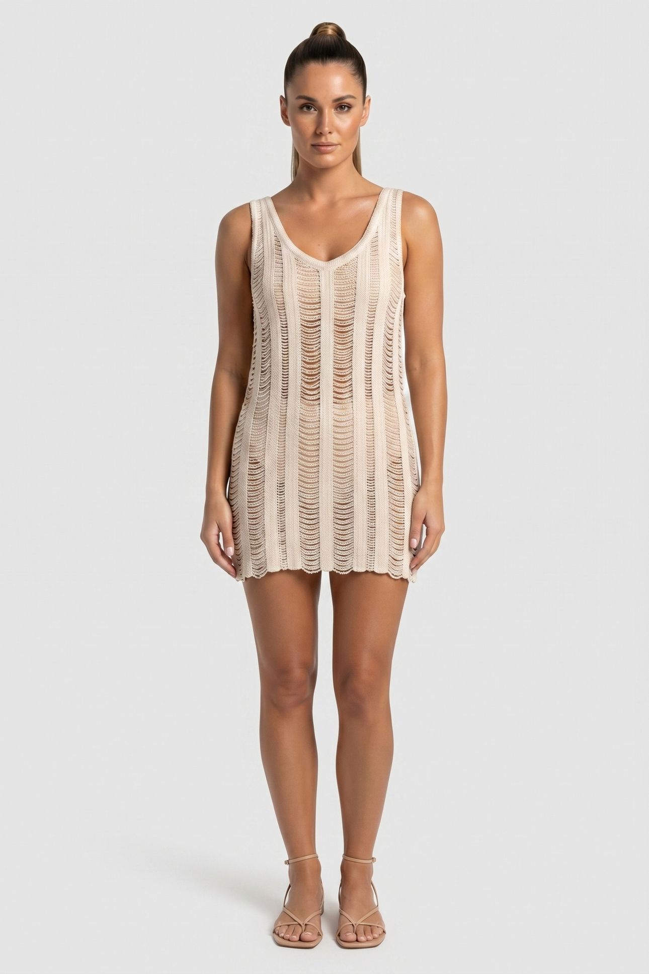 GIA DRESS WHITE 1