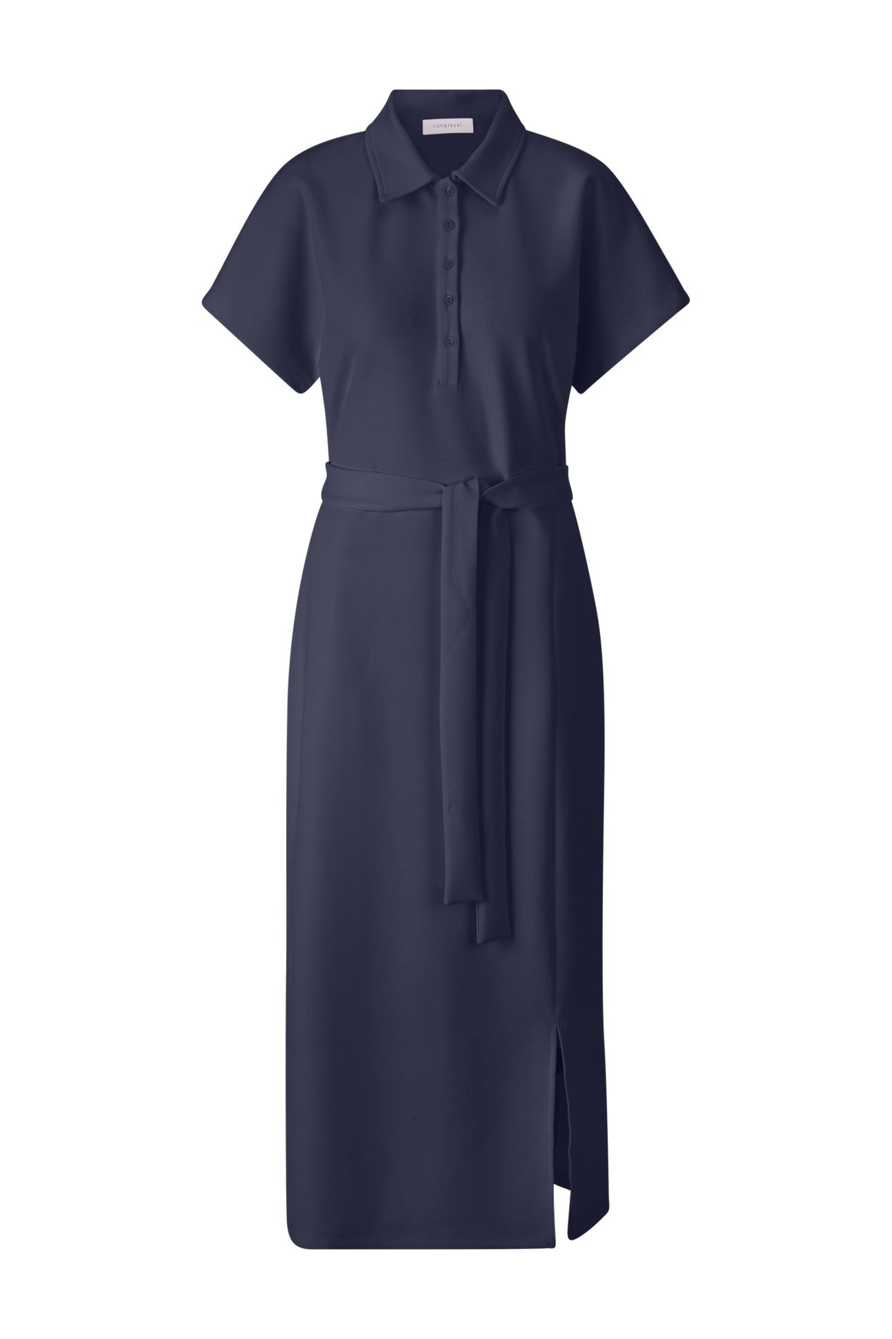 SCUBA POLO DRESS MIDNIGHT BLUE 5