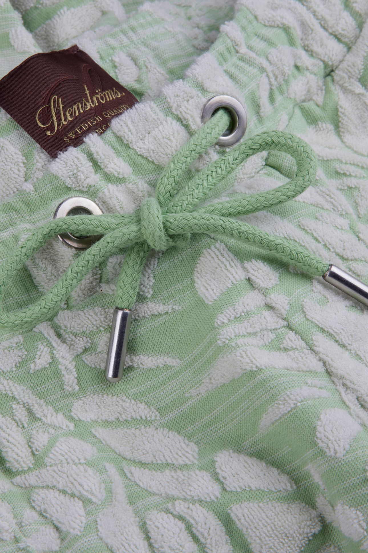 SHORTS, JACQUARD TERRY GREEN 3