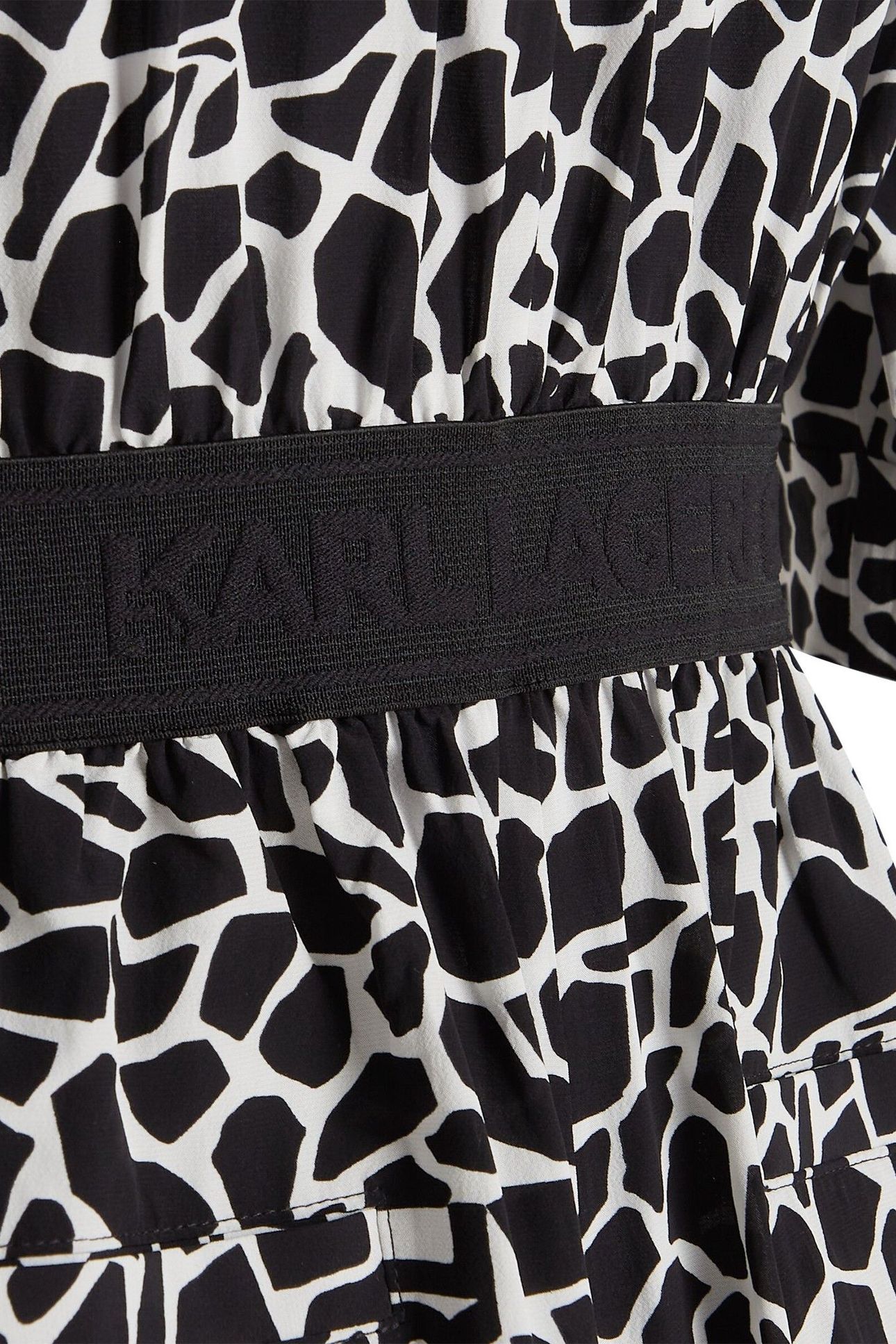 PRINTED JUMPSUIT GIRAFFE BLACK/WHITE 5