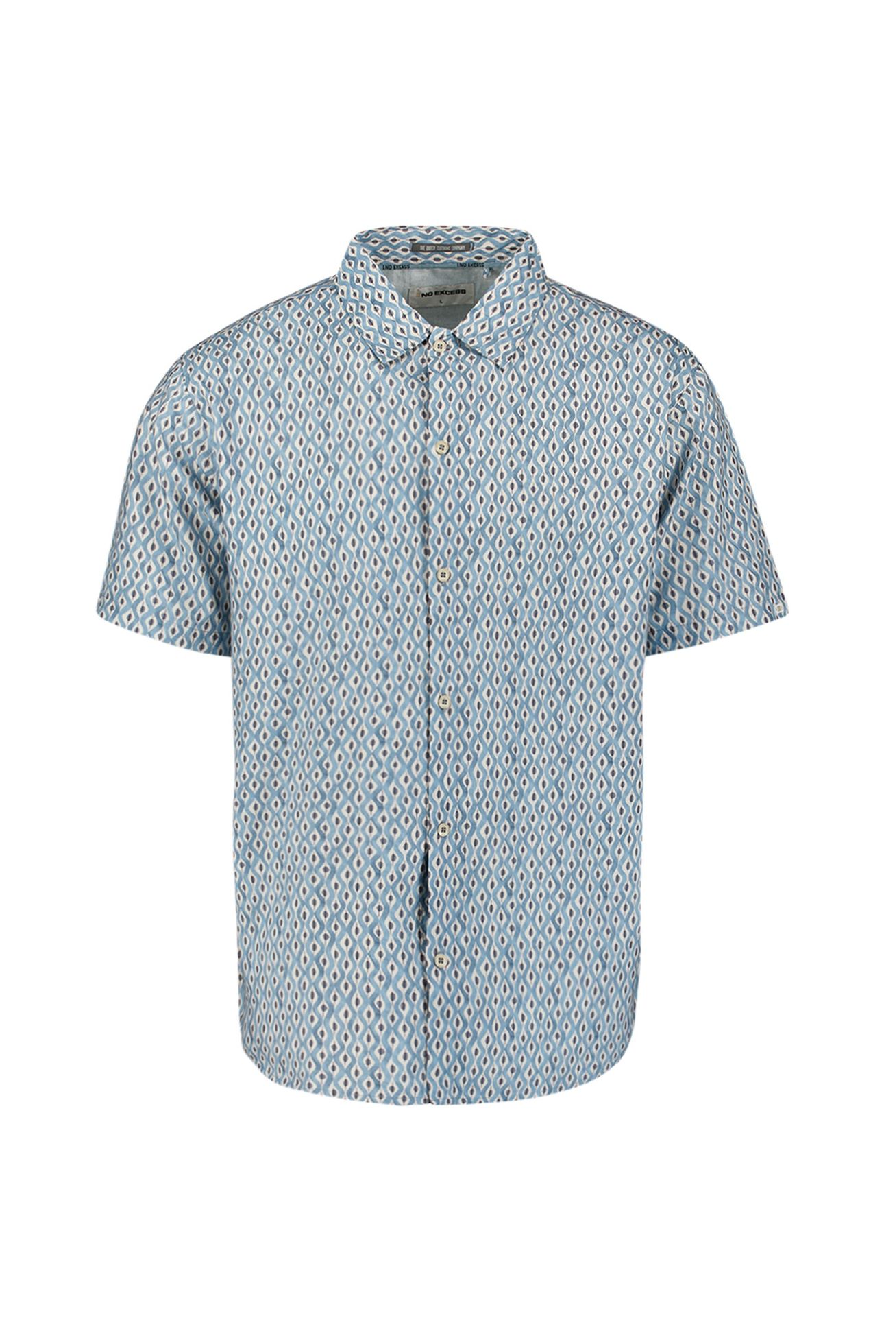 SHIRT SHORT SLEEVE ALLOVER PRINTED SKY 1