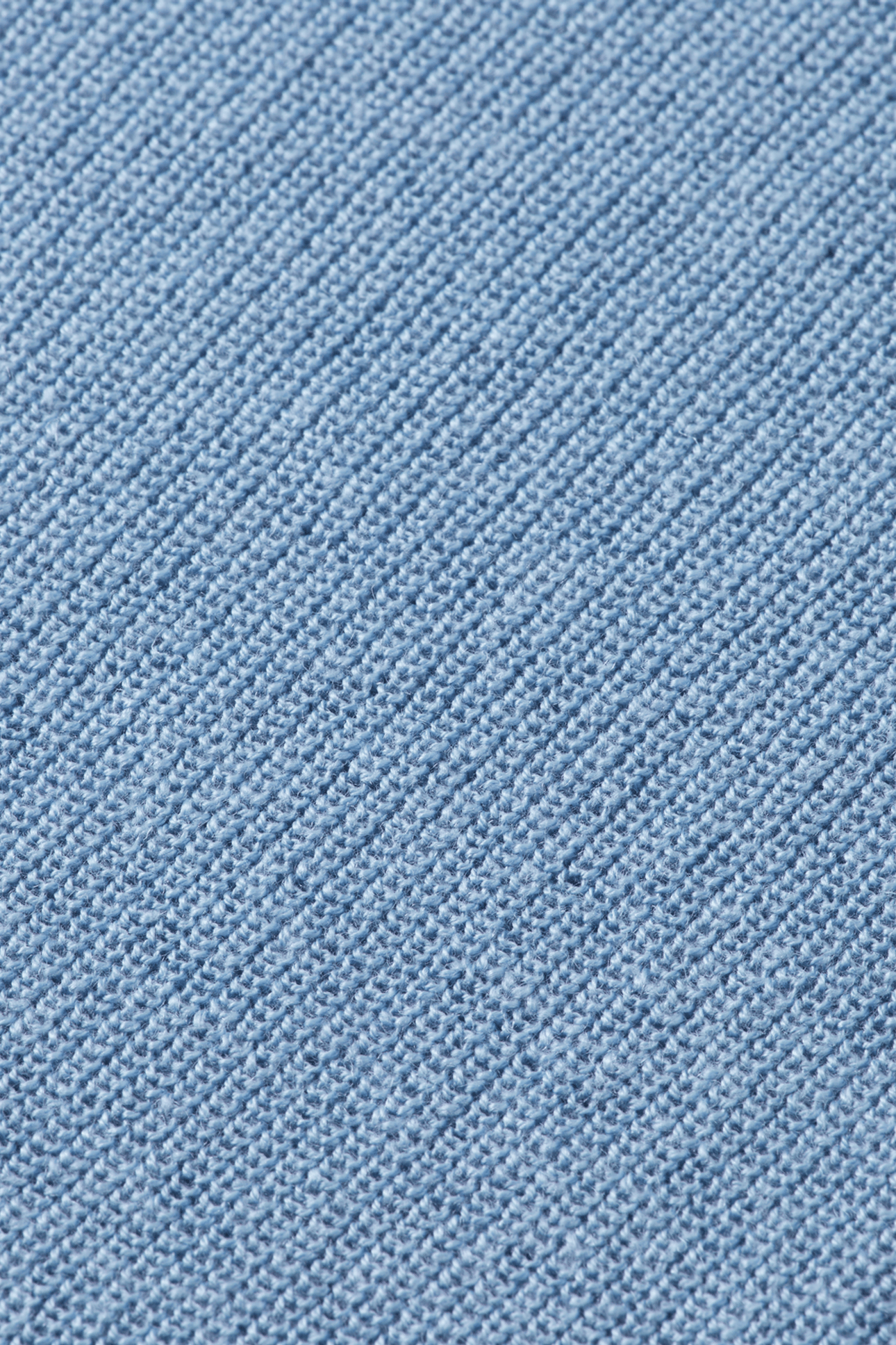 REGULAR-FIT COTTON LINEN V-NECK FADED DENIM 3
