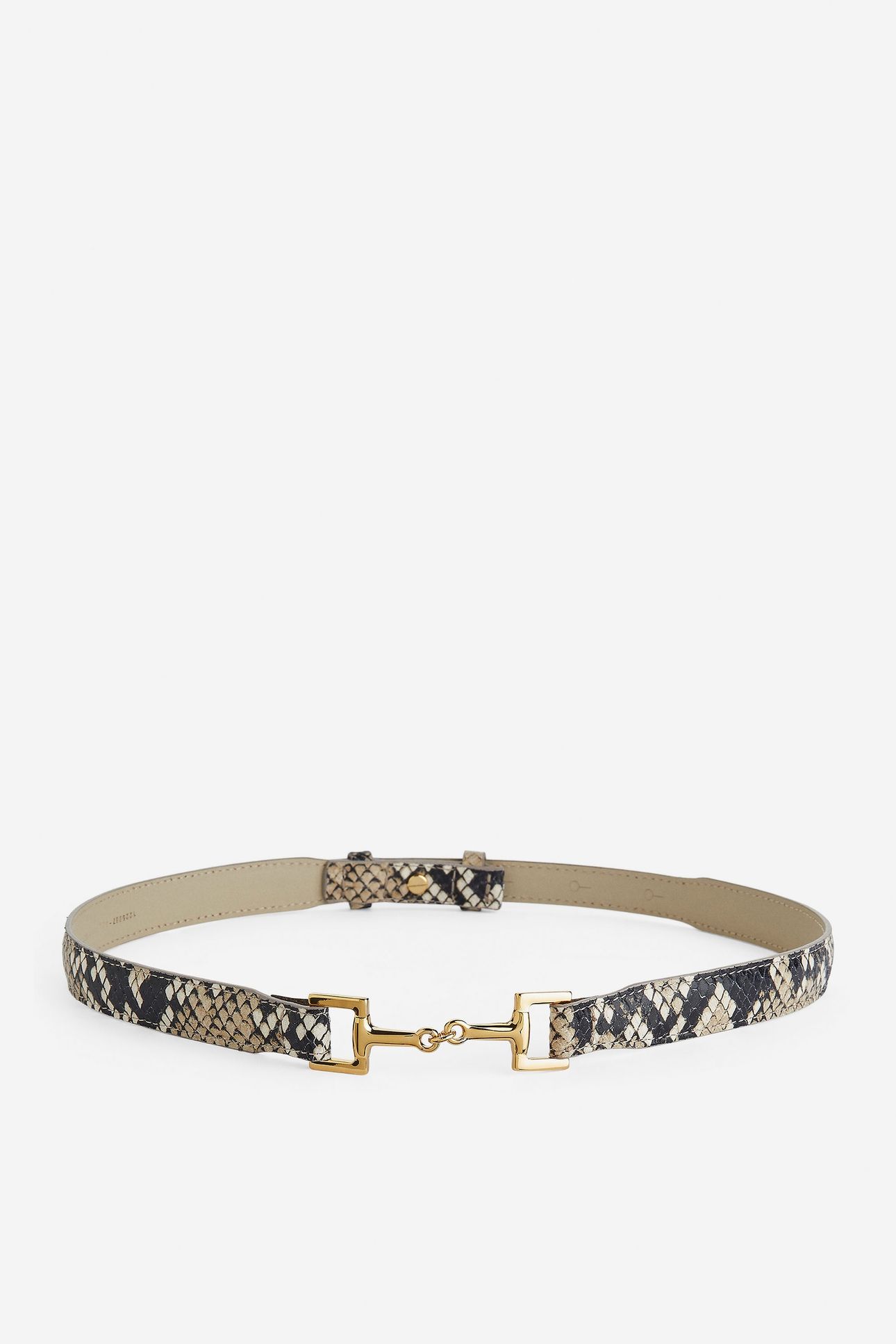 KAYLA BELT SNAKE BROWN 1