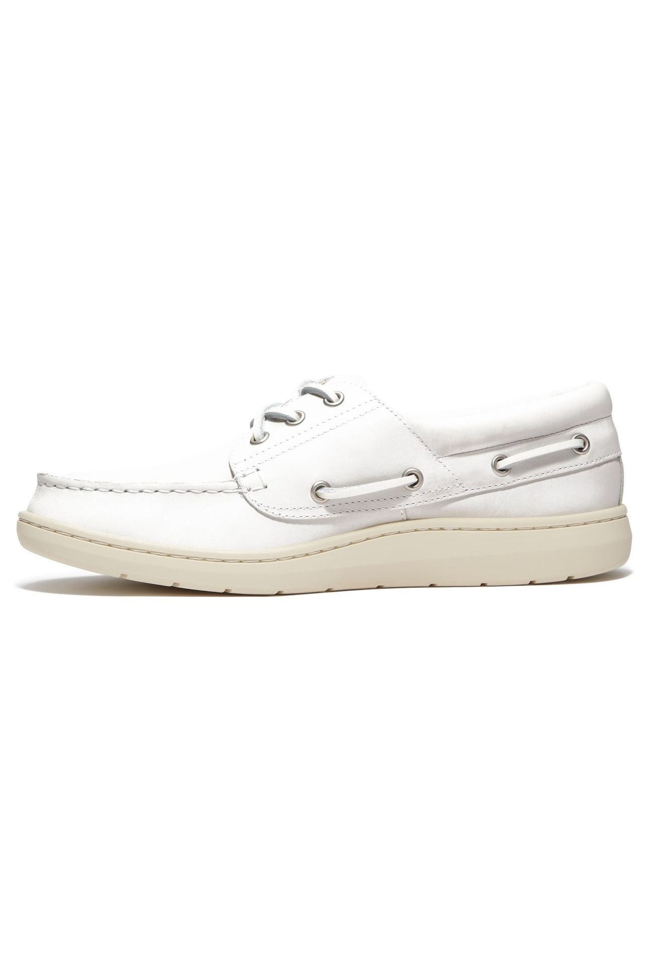 BOAT SHOE WHITE 2