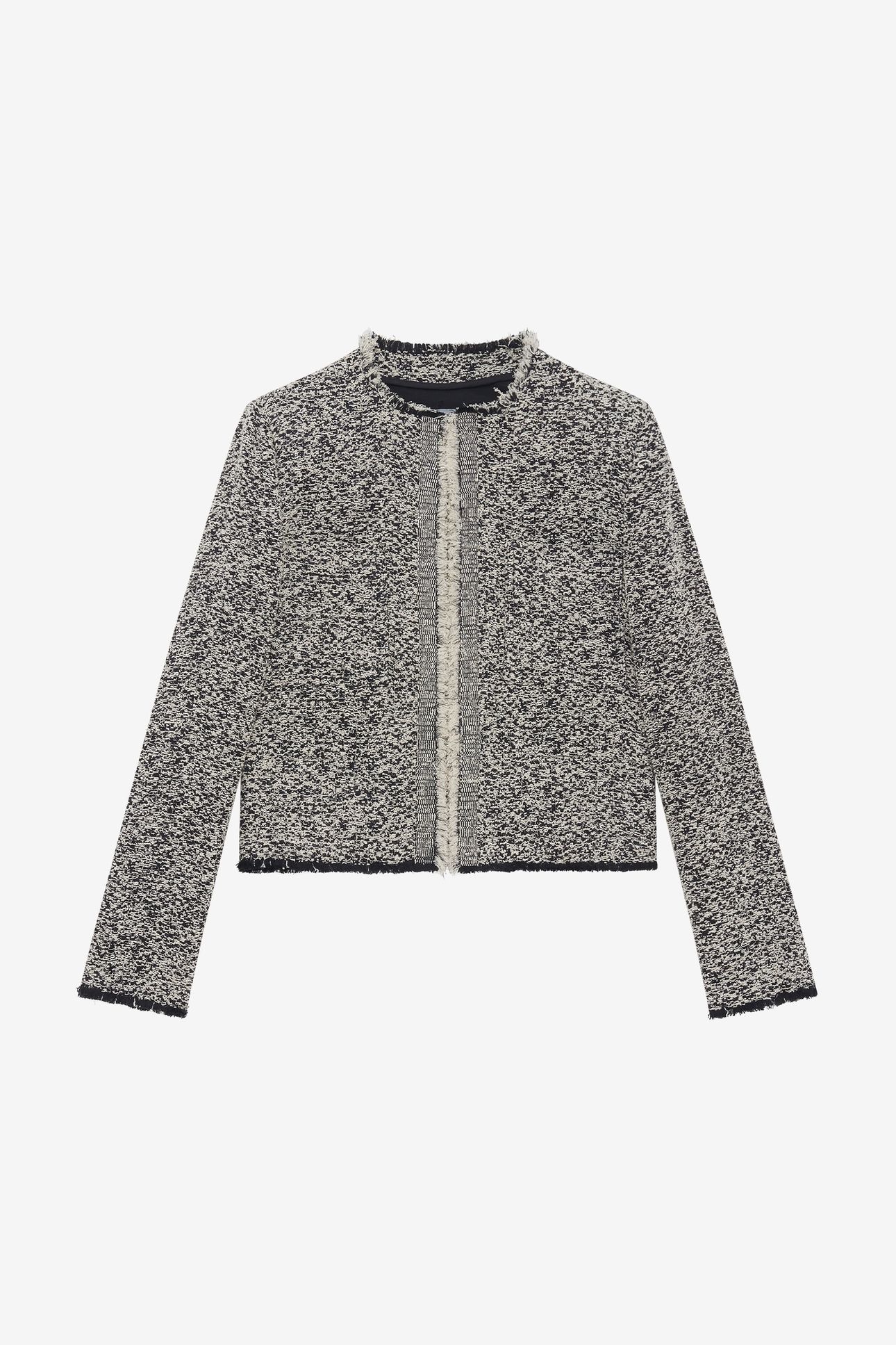 HAZELA JACKET BLACK/ECRU 4
