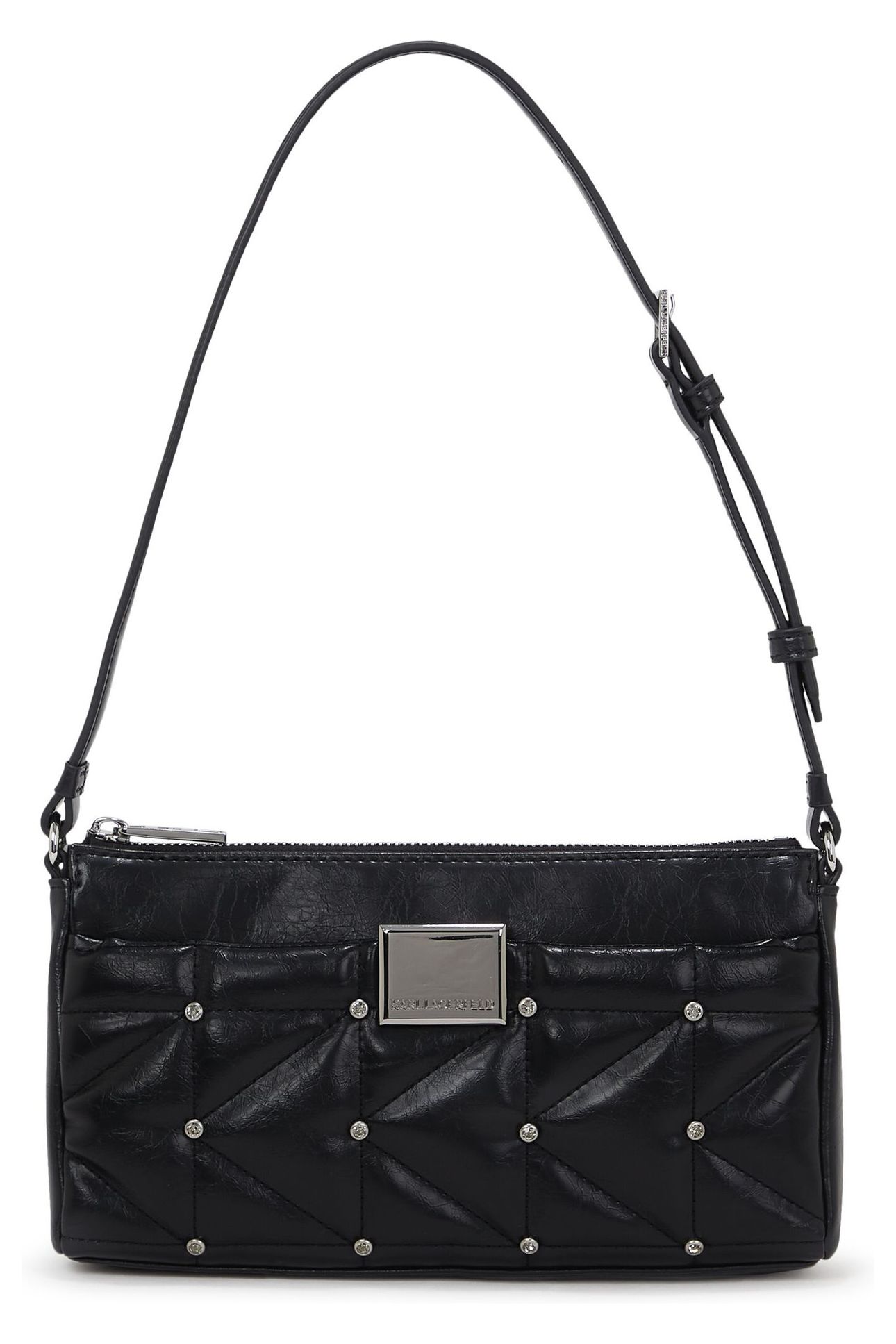 K/KUILT SMALL SHOULDER BAG BLACK-NICKEL 1