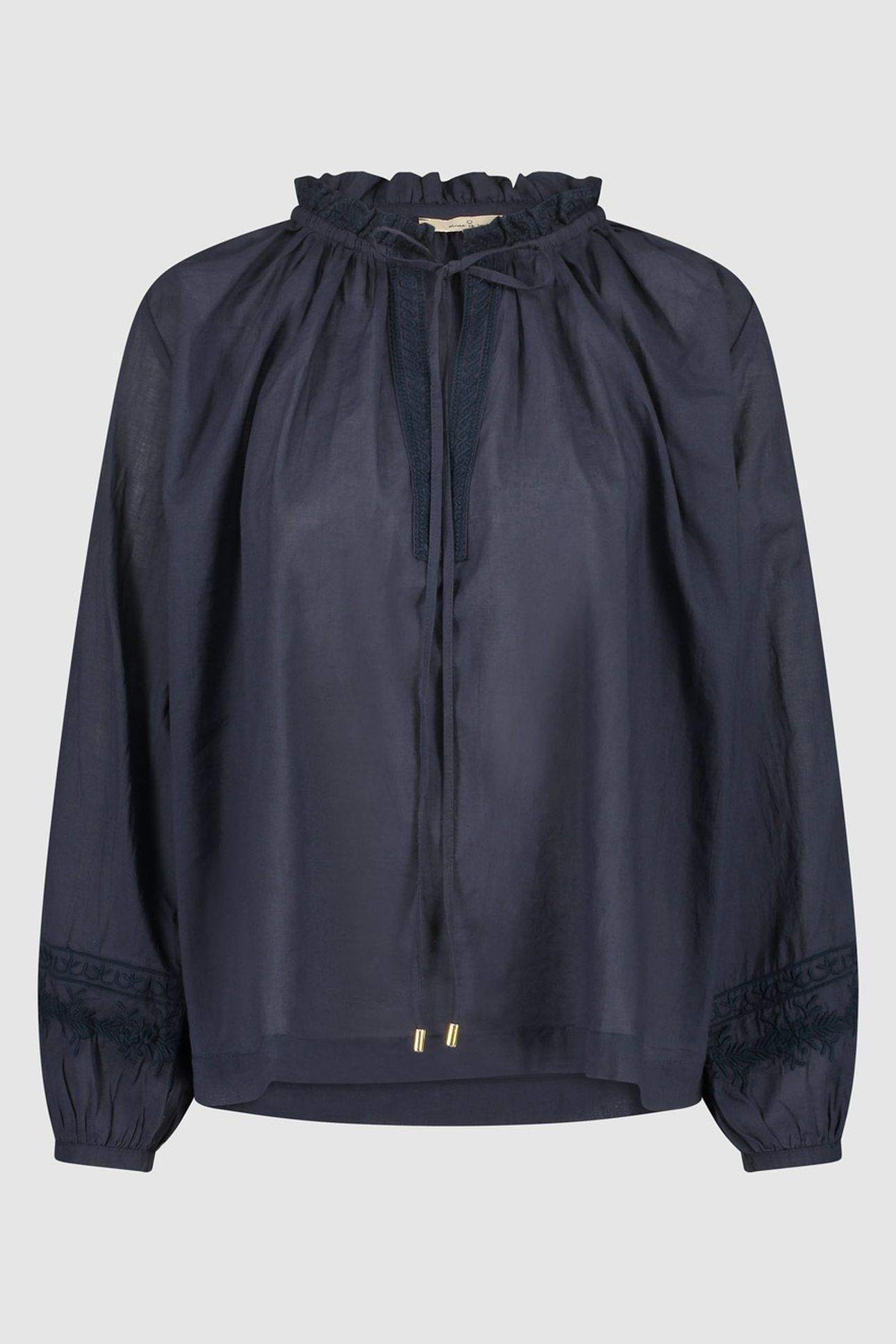 ISABEL BLOUSE BLUE INK 2