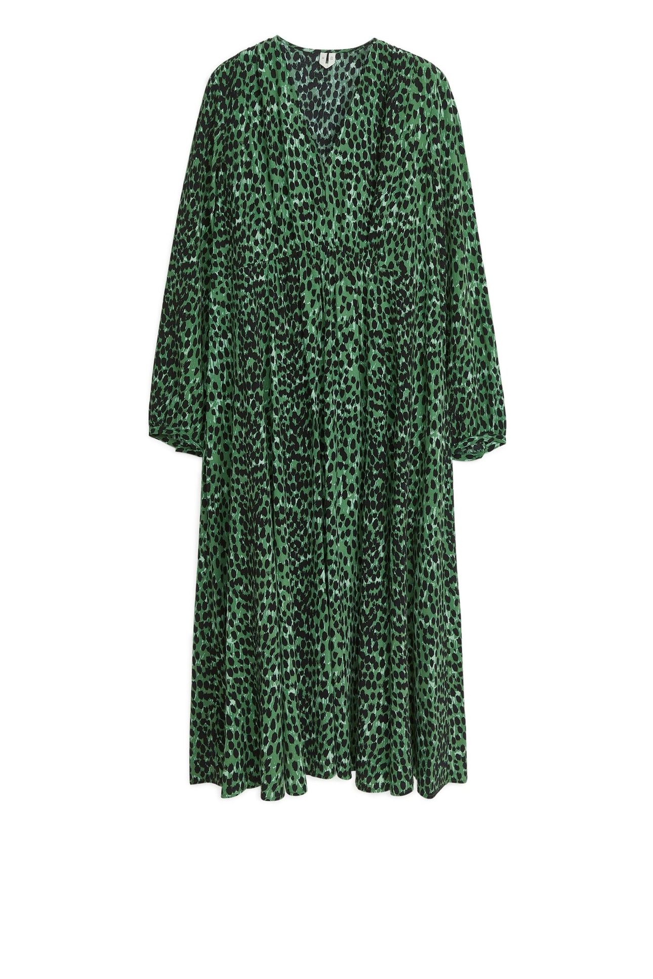 GILI AOP DRESS GREEN 3