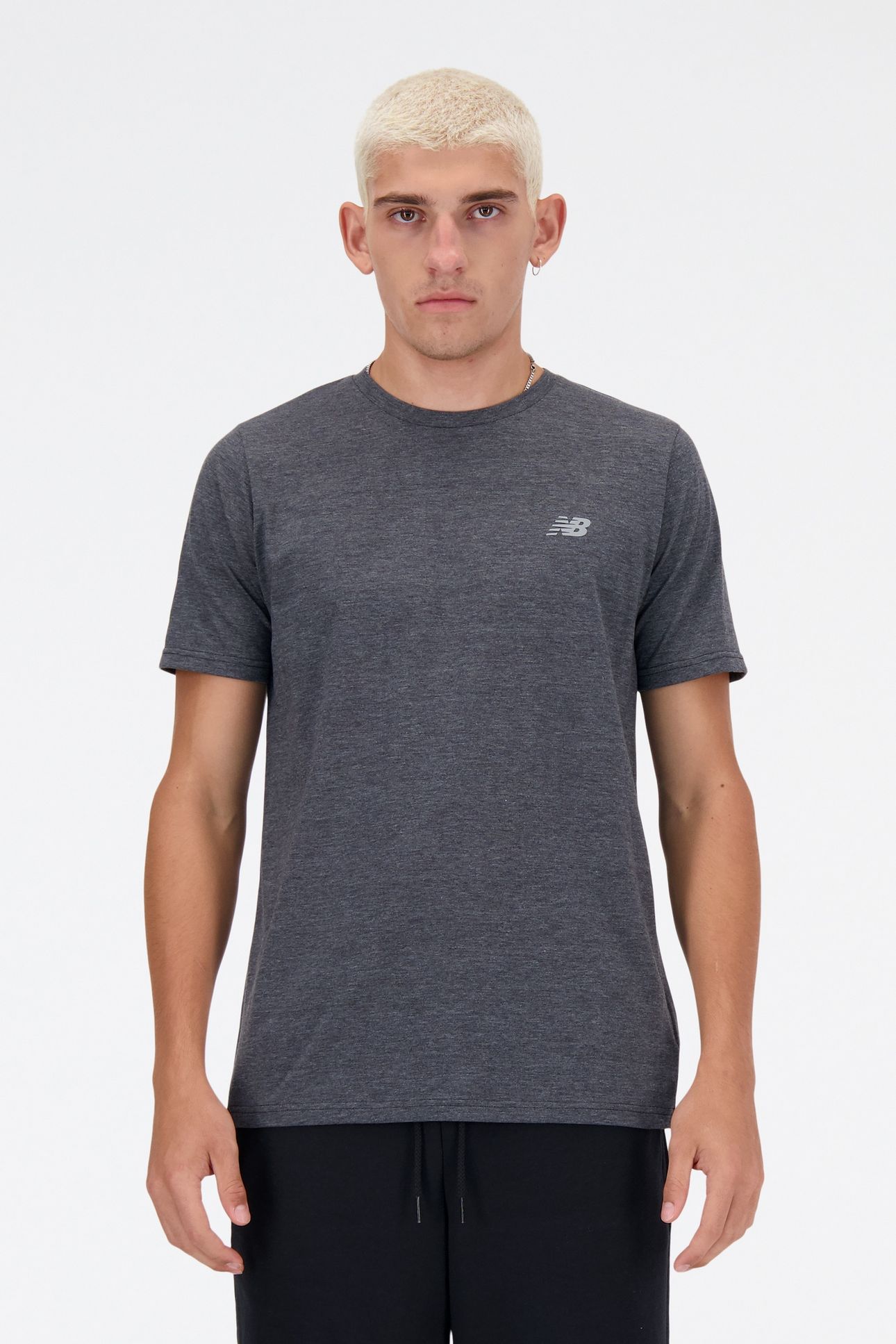 SPORT ESSENTIALS HEATHERTECH T BKHEATHR 1