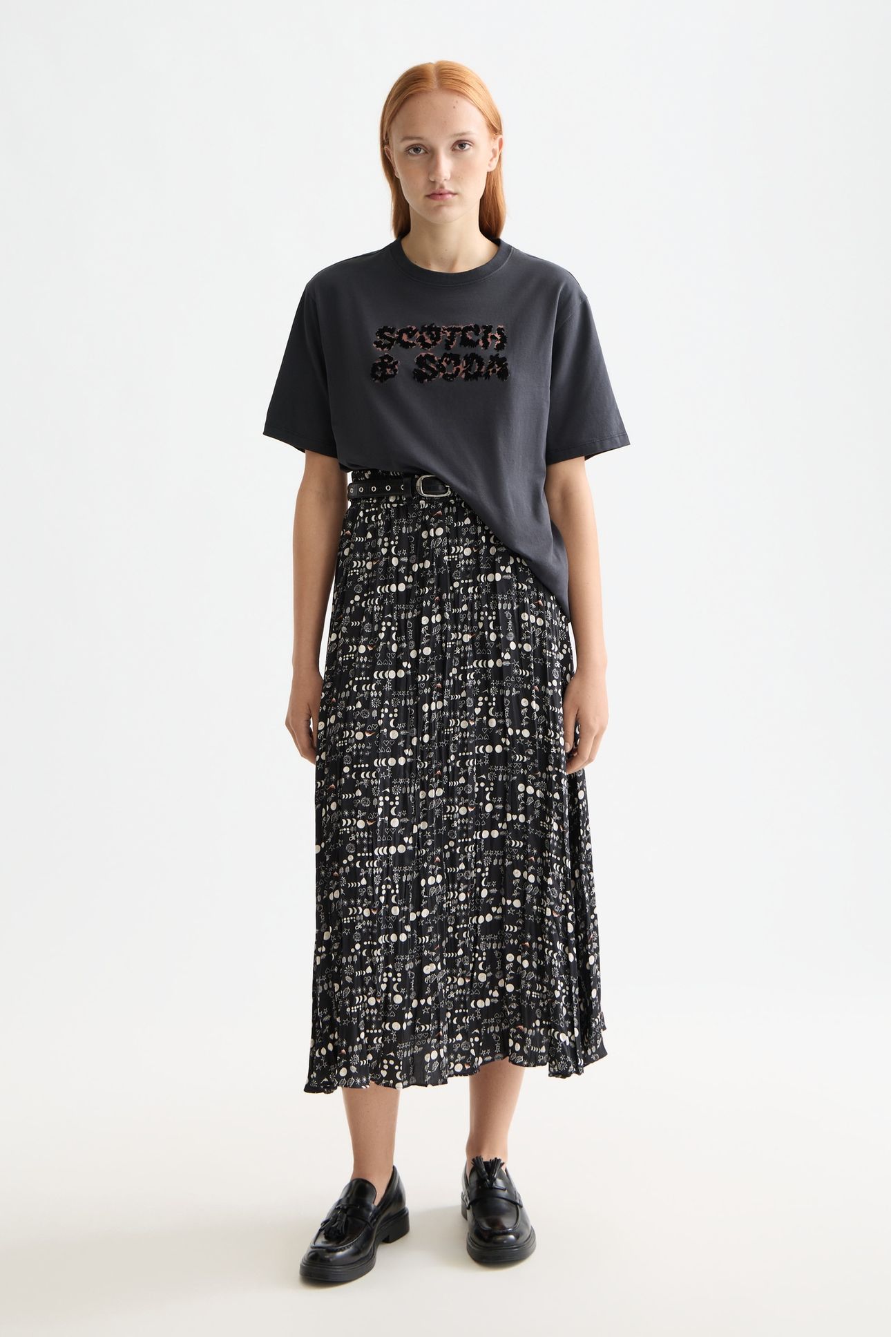 LOOSE FIT T-SHIRT WITH LEOPARD ARTWORK METEORITE 2
