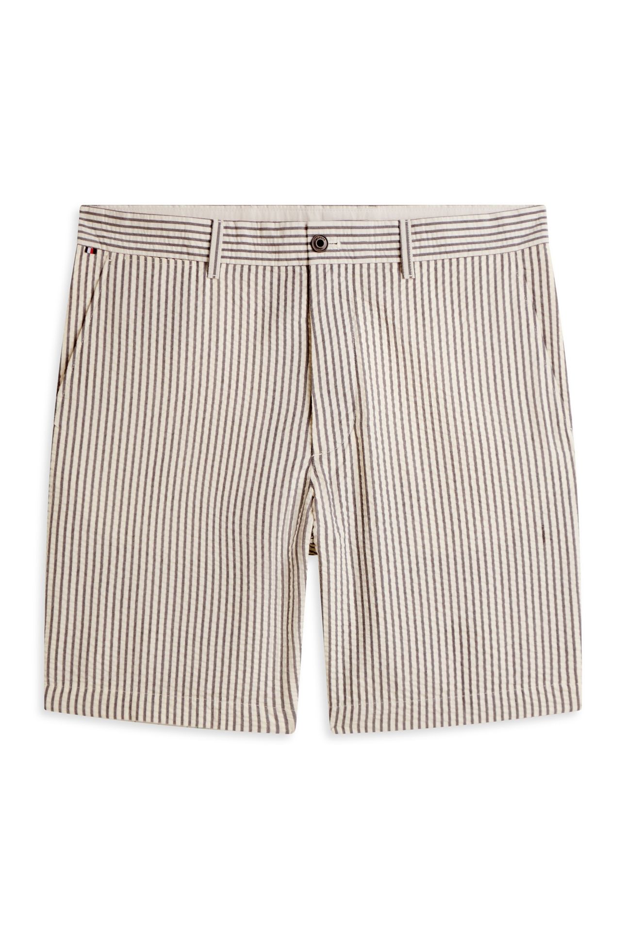 DOVER 8 INC SEERSUCK SHORTS DESERT SKY/ECRU 4