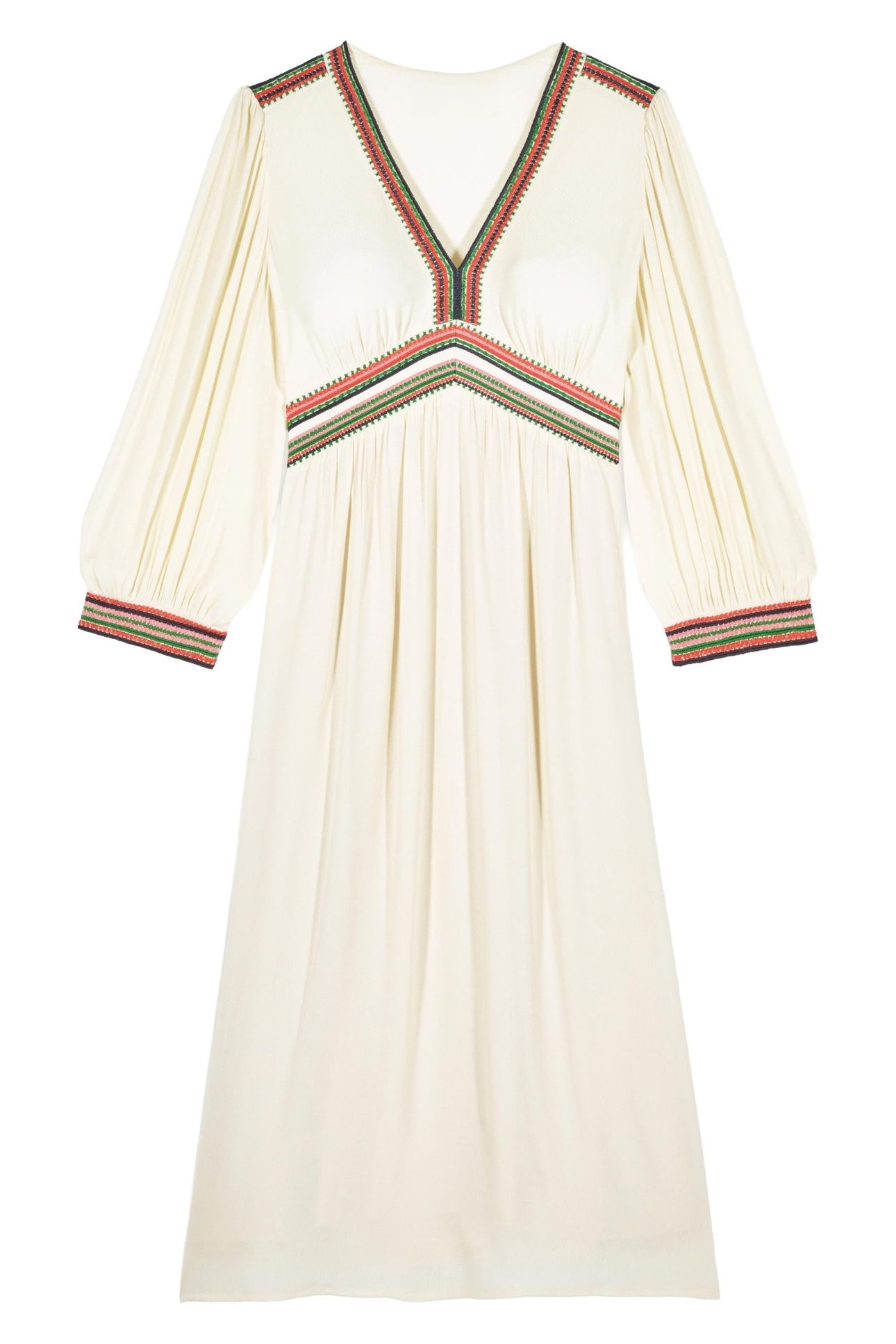 ROBE TANINA ECRU 3