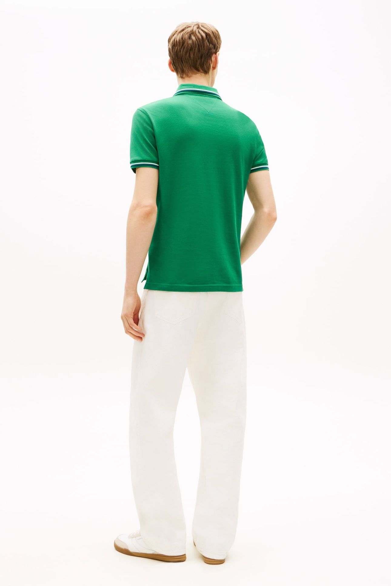 TIPPED SLIM FIT POLO NOUVEAU GREEN 3
