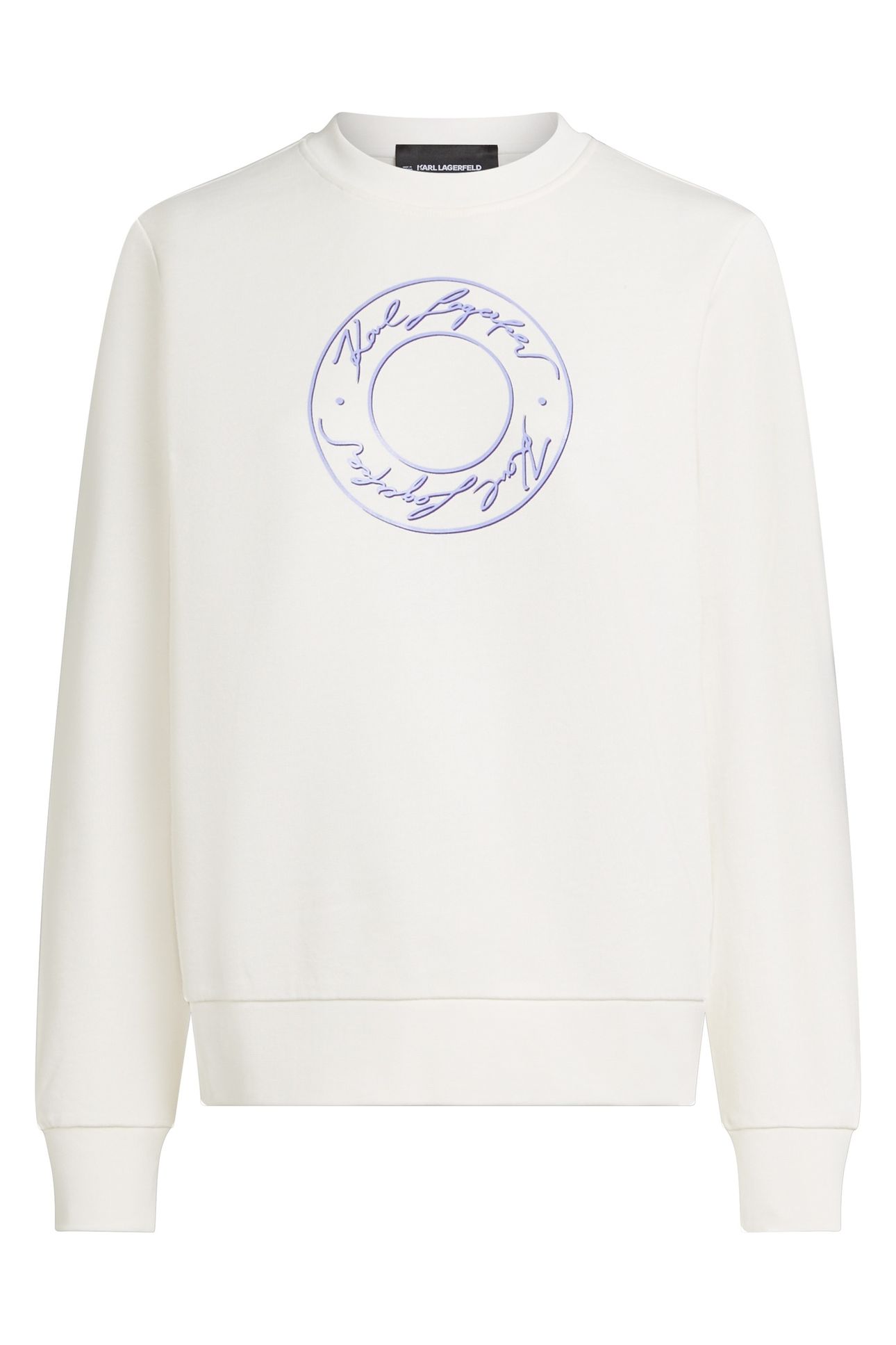 BIG LUNA PRINT SWEATSHIRT SNOW WHITE 1