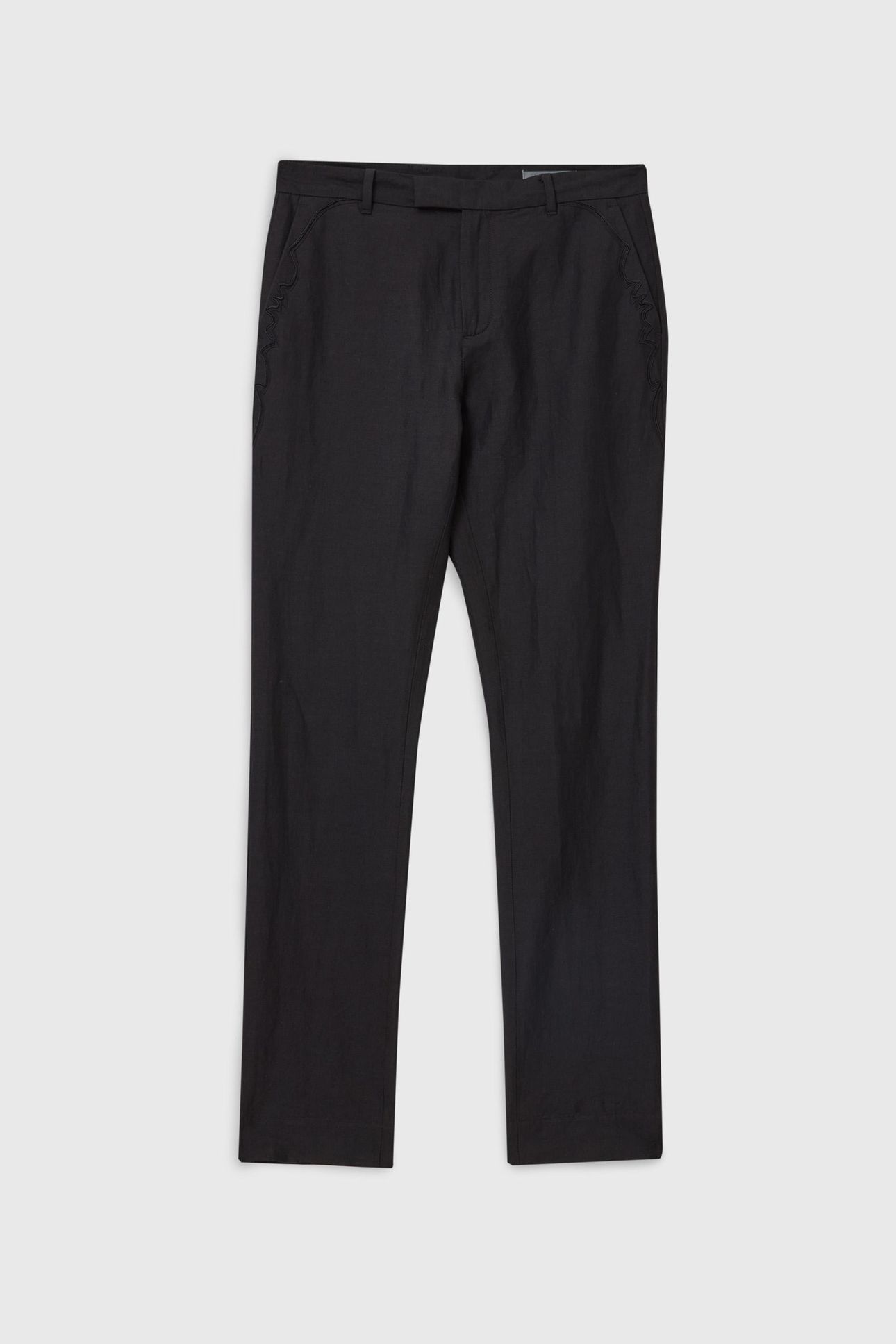 MERCER PANTS WITH EXTENDED WB TAB AND EM BLACK 2