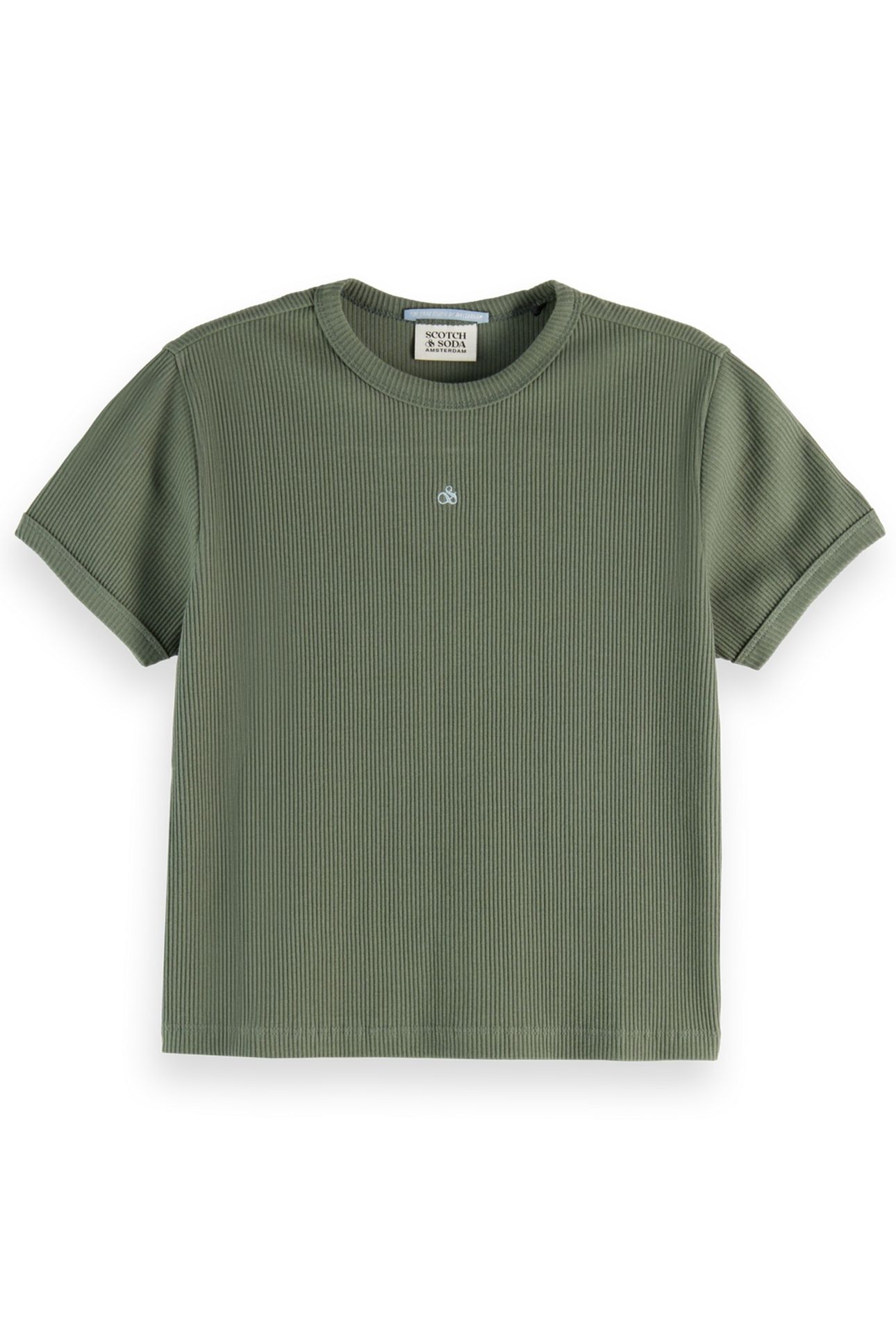 BABY RIB T-SHIRT THYME 5